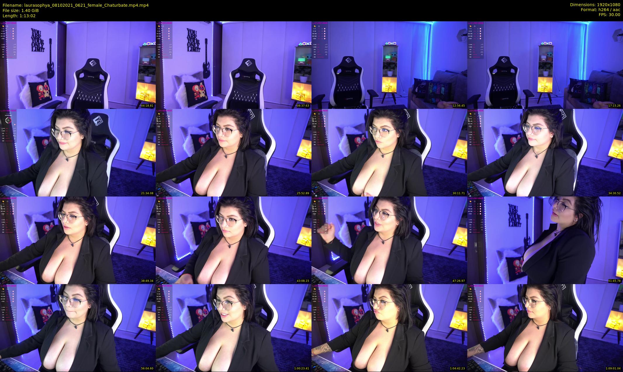 laurasophya — 74 minute Chaturbate female cam show recording, 1080p, Oct 8, 2021