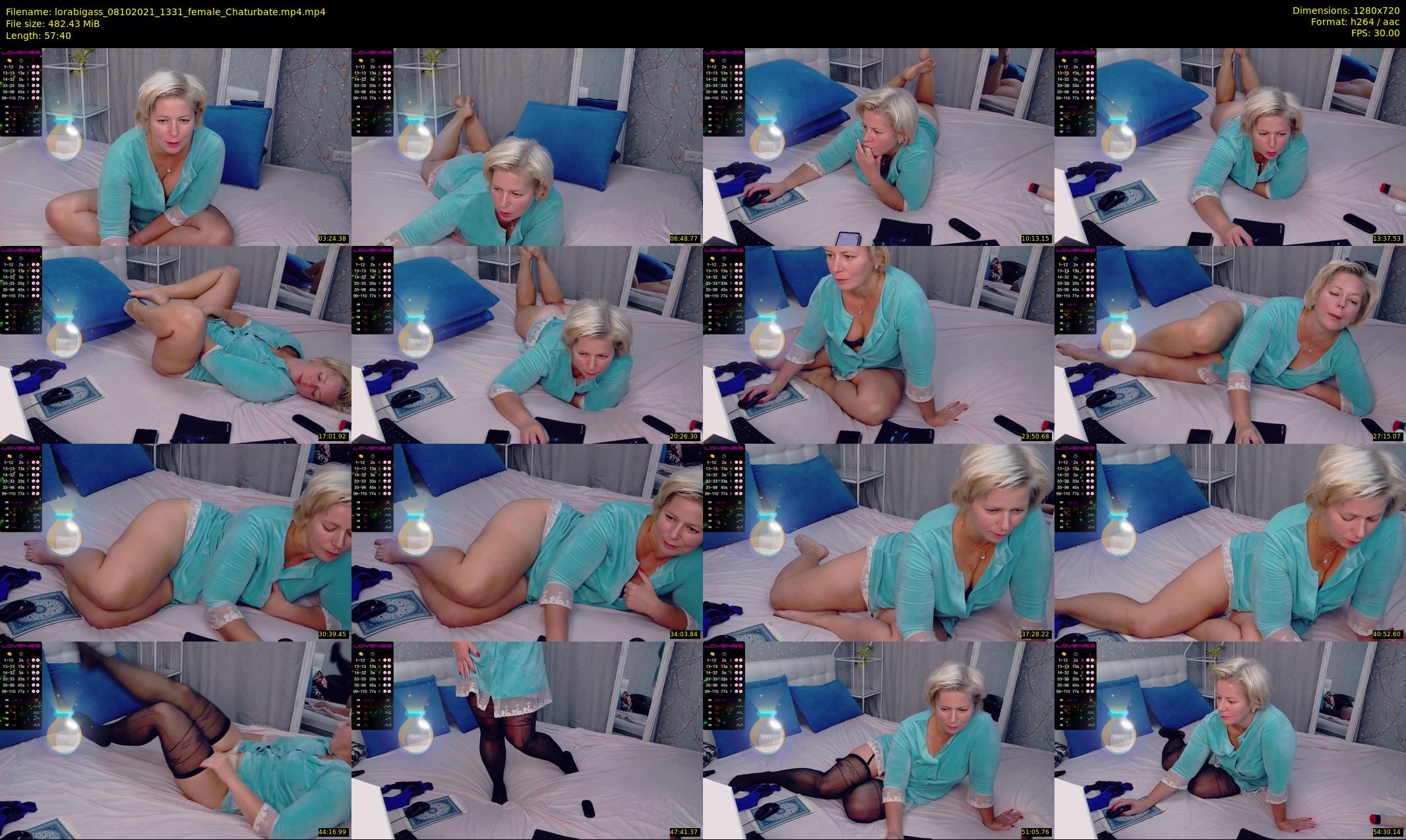lorabigass — 58 minute Chaturbate female cam show recording, 720p, Oct 8, 2021