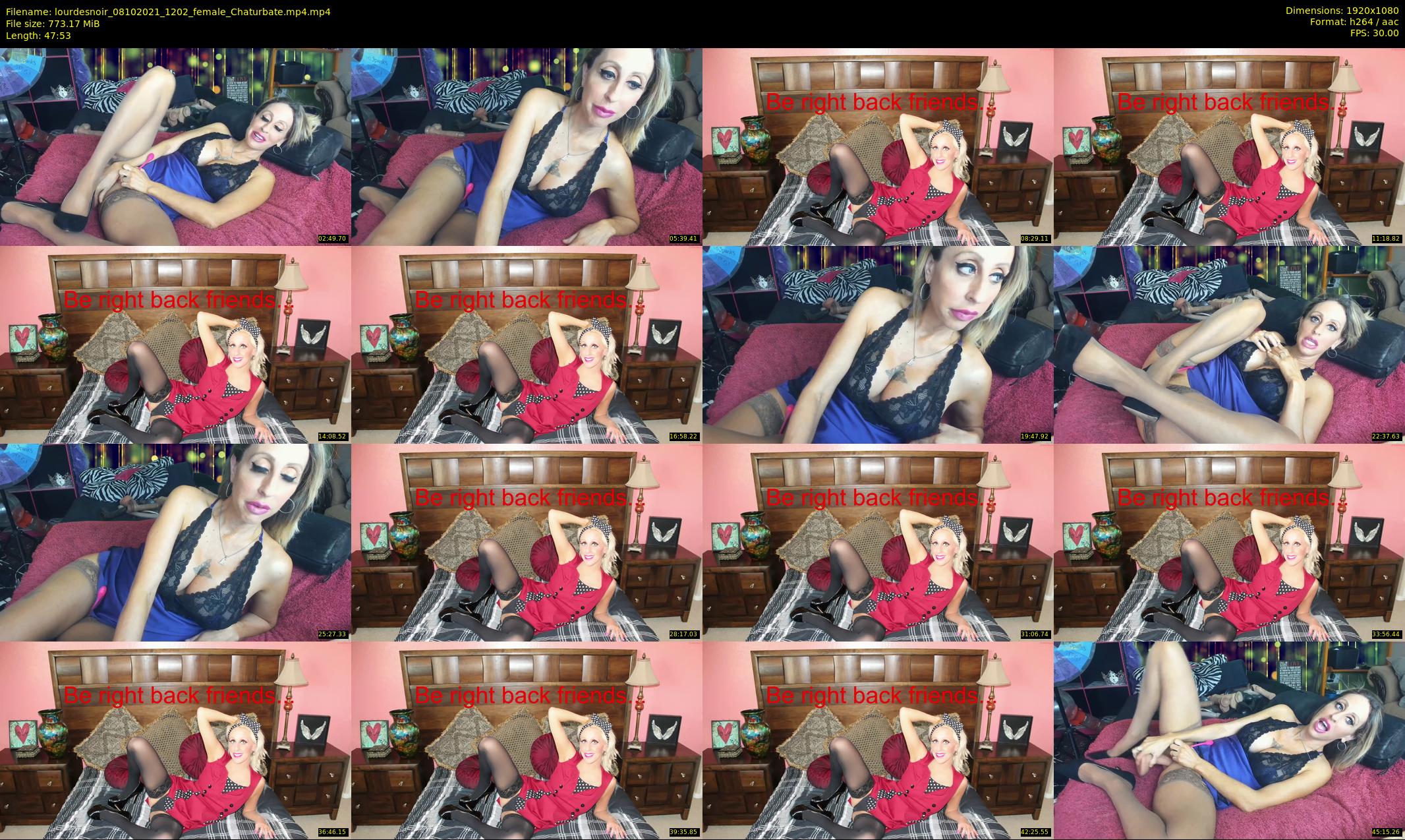 lourdesnoir — 48 minute Chaturbate female cam show recording, 1080p, Oct 8, 2021