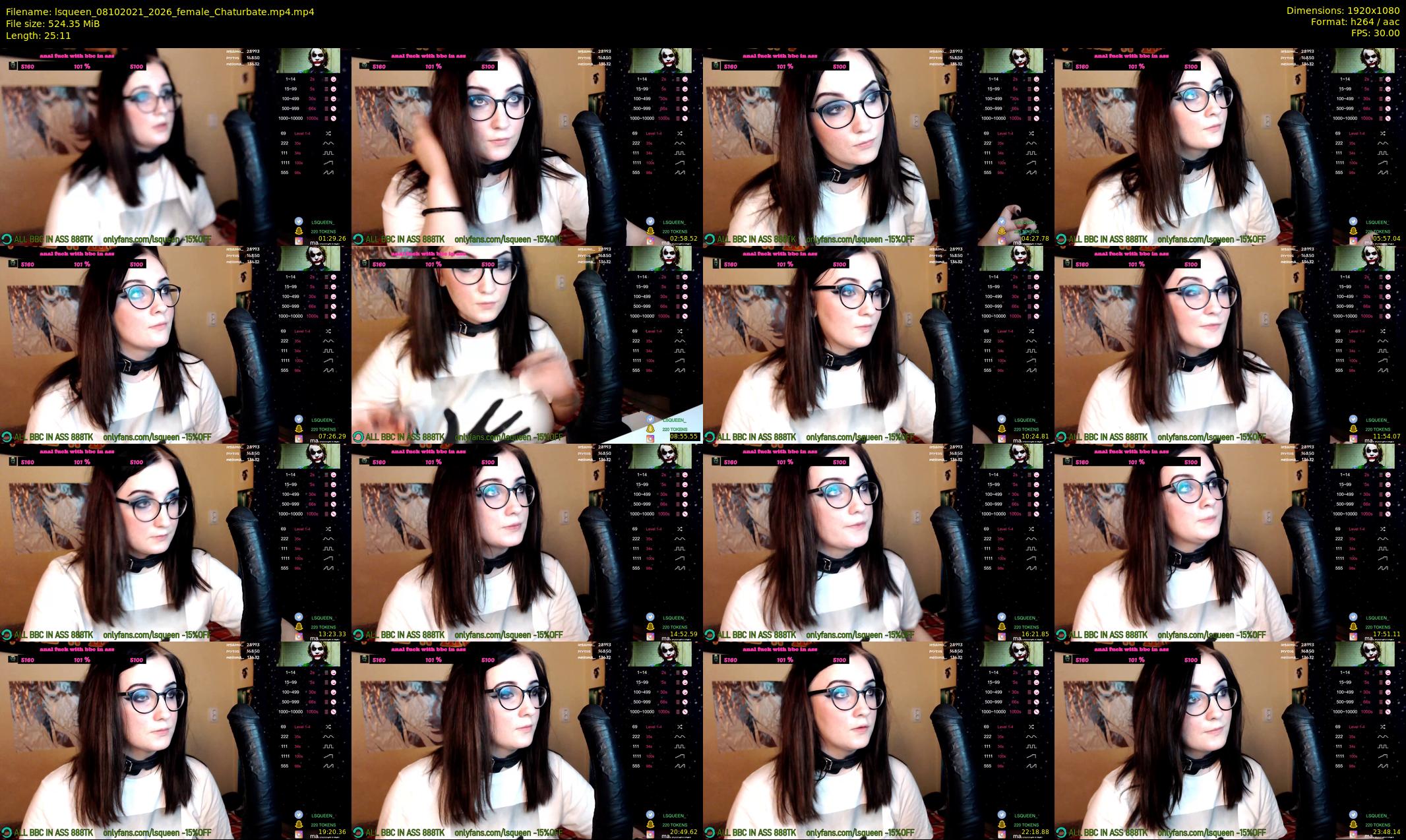 lsqueen — 26 minute Chaturbate female cam show recording, 1080p, Oct 8, 2021