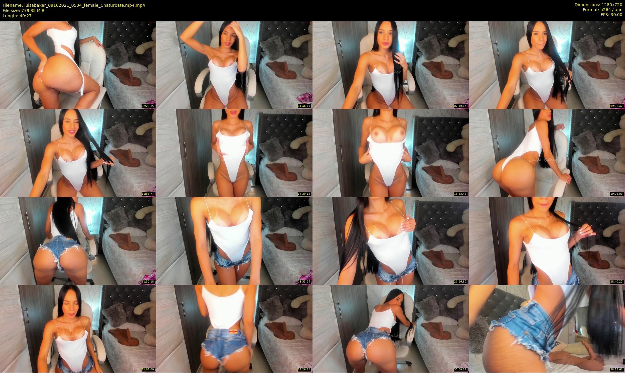 luisabaker — 41 minute Chaturbate female cam show recording, 720p, Oct 9, 2021
