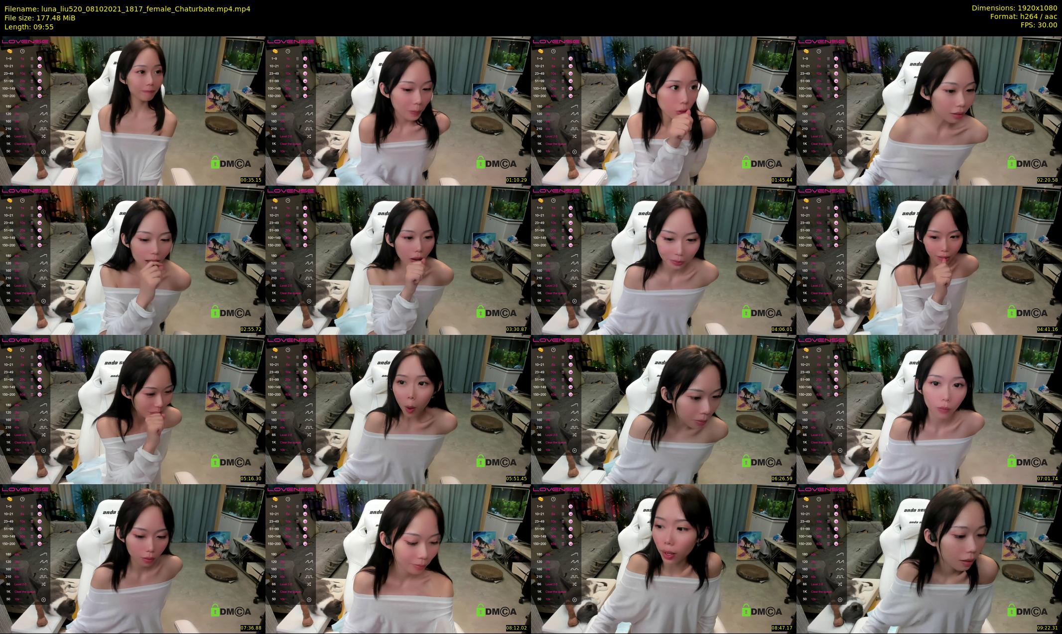 luna_liu520 — 10 minute Chaturbate female cam show recording, 1080p, Oct 8, 2021