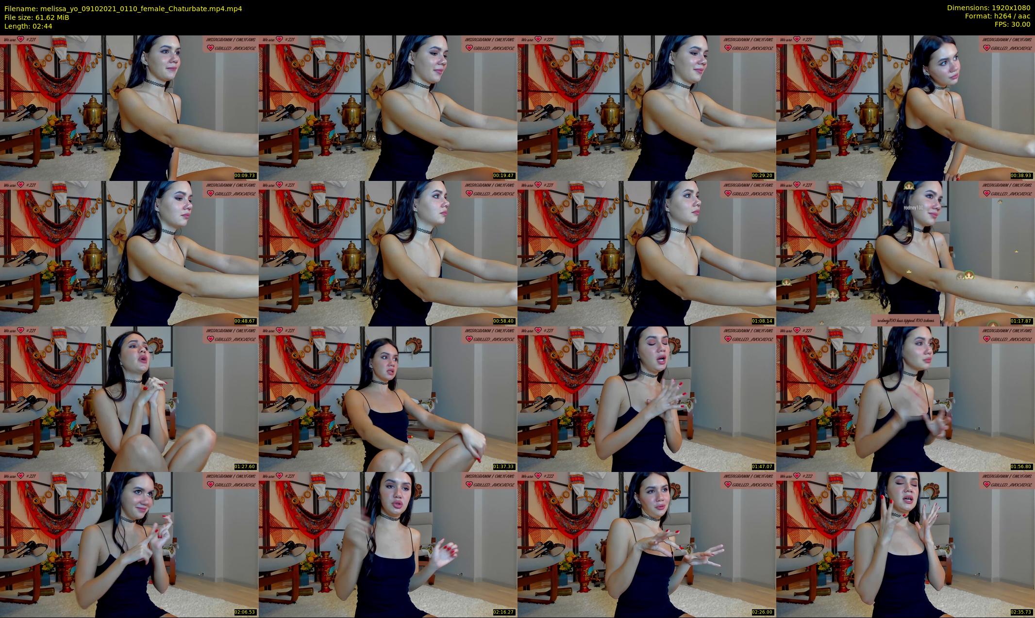 melissa_yo — 3 minute Chaturbate female cam show recording, 1080p, Oct 9, 2021
