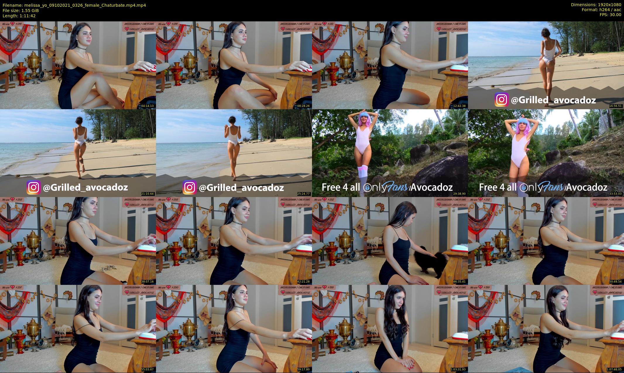 melissa_yo — 72 minute Chaturbate female cam show recording, 1080p, Oct 9, 2021