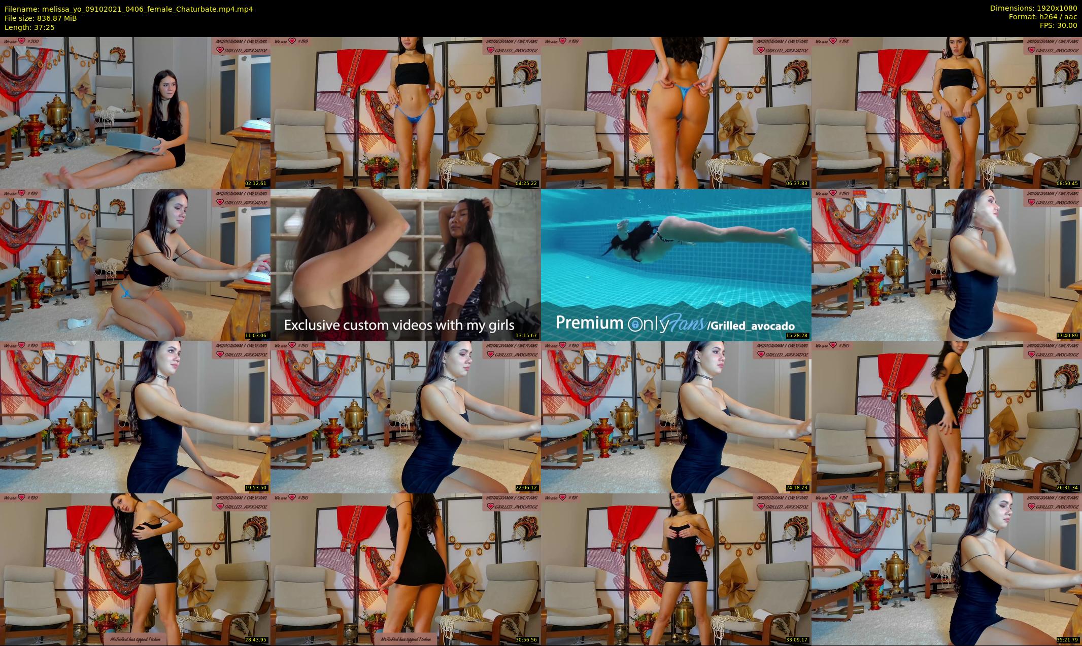 melissa_yo — 38 minute Chaturbate female cam show recording, 1080p, Oct 9, 2021