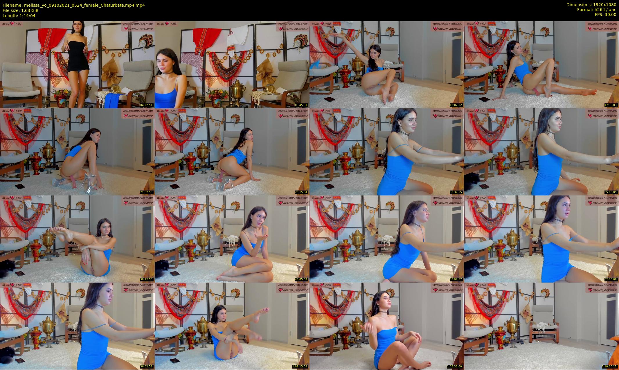 melissa_yo — 75 minute Chaturbate female cam show recording, 1080p, Oct 9, 2021
