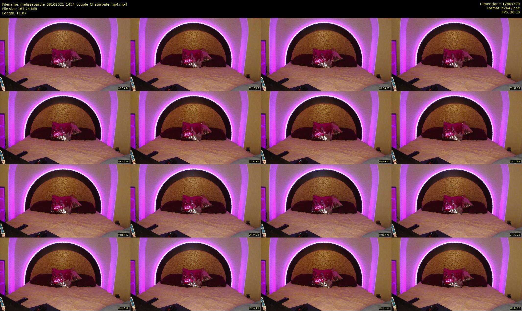 melissabarbie — 12 minute Chaturbate couple cam show recording, 720p, Oct 8, 2021