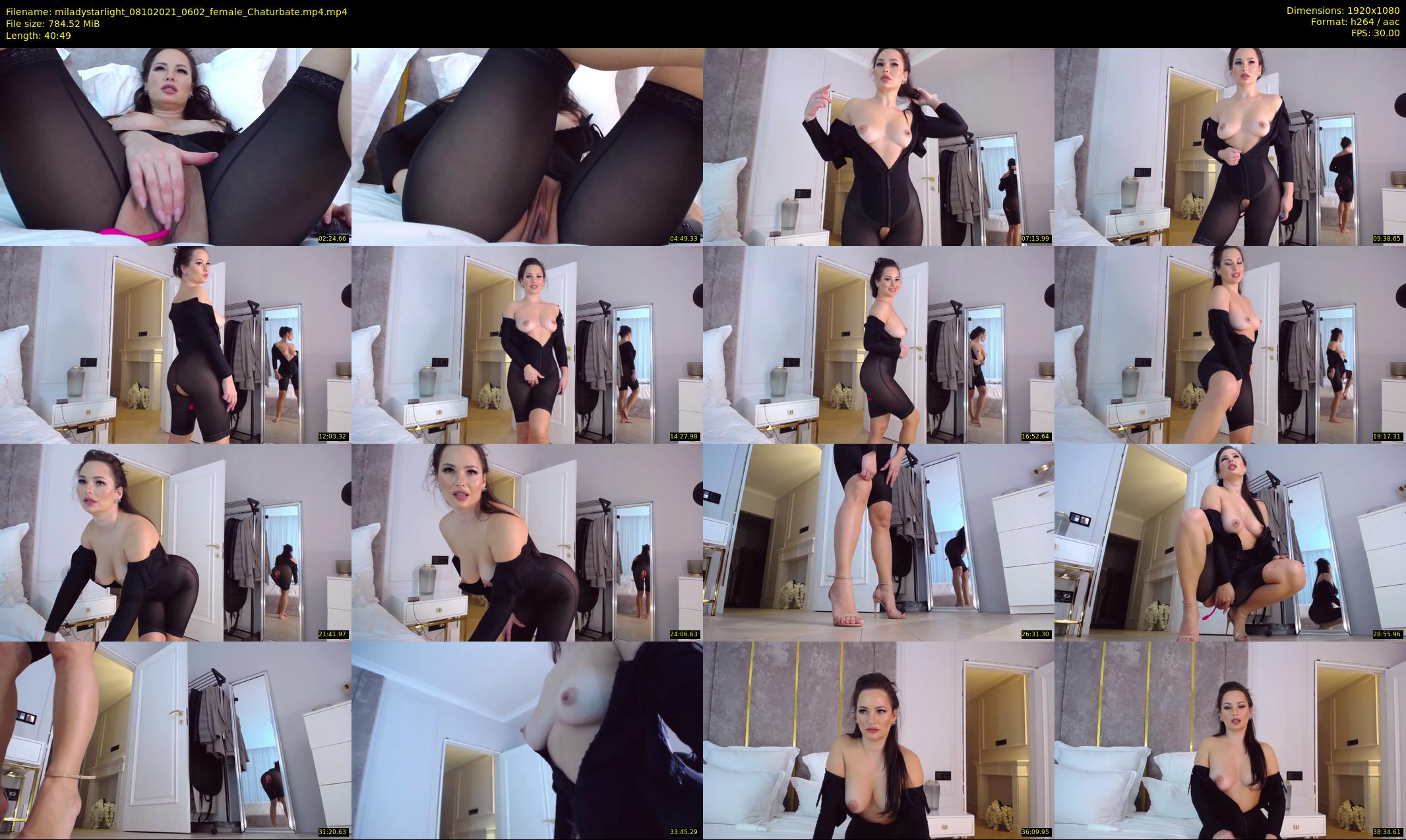 miladystarlight — 41 minute Chaturbate female cam show recording, 1080p, Oct 8, 2021