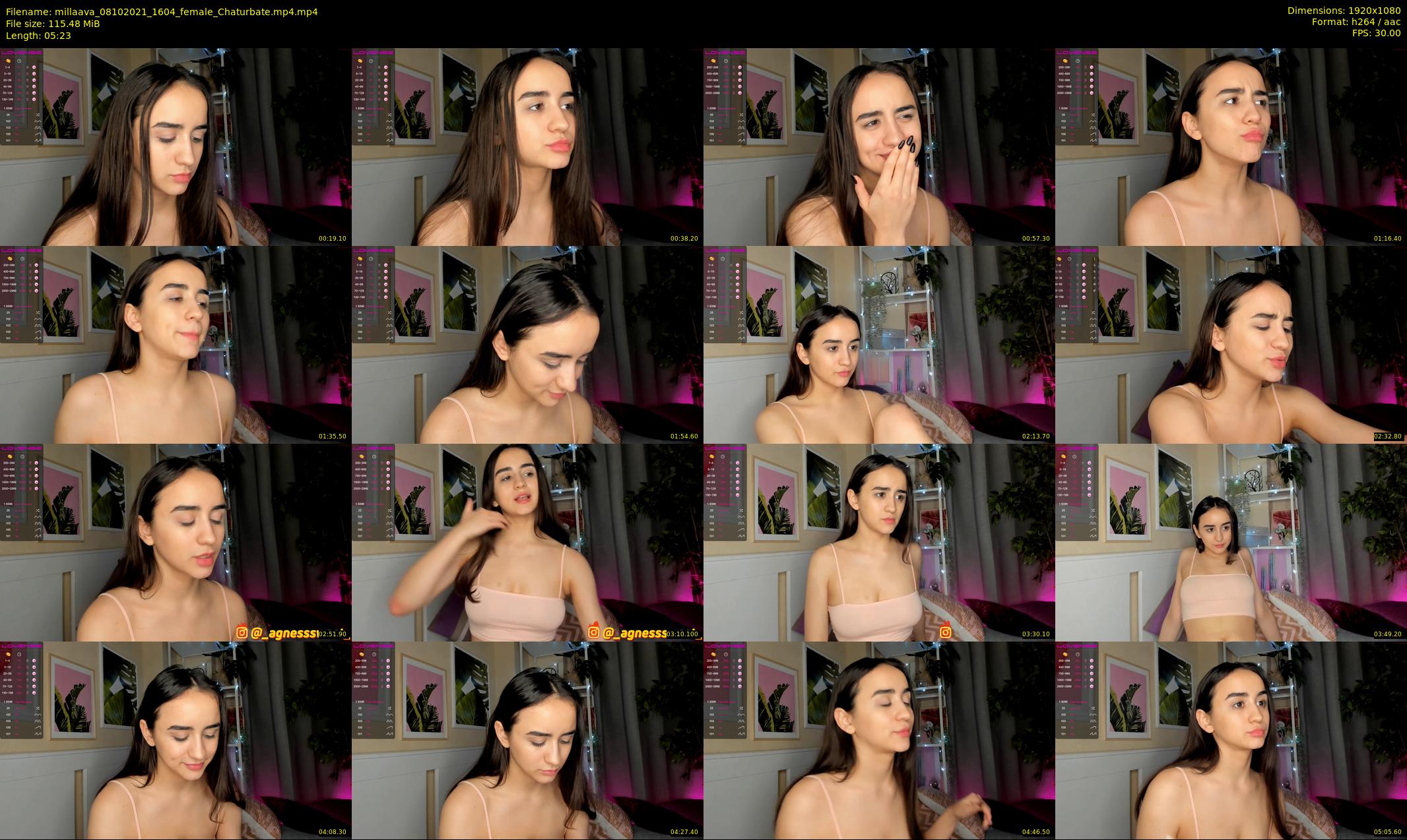 millaava — 6 minute Chaturbate female cam show recording, 1080p, Oct 8, 2021