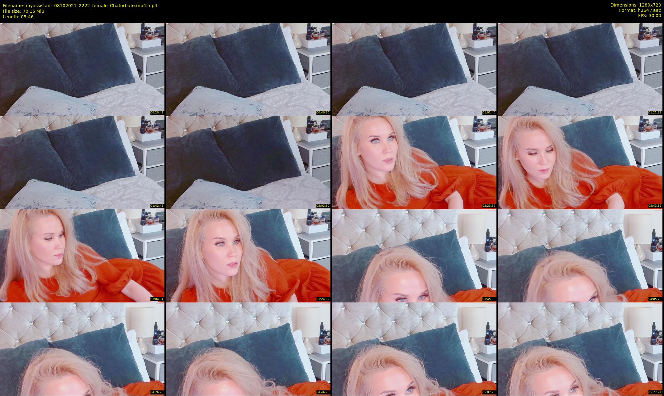 myassistant — 6 minute Chaturbate female cam show recording, 720p, Oct 8, 2021