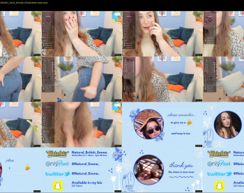 natural_british_emma — 5 minute Chaturbate female cam show recording, 1080p, Oct 8, 2021