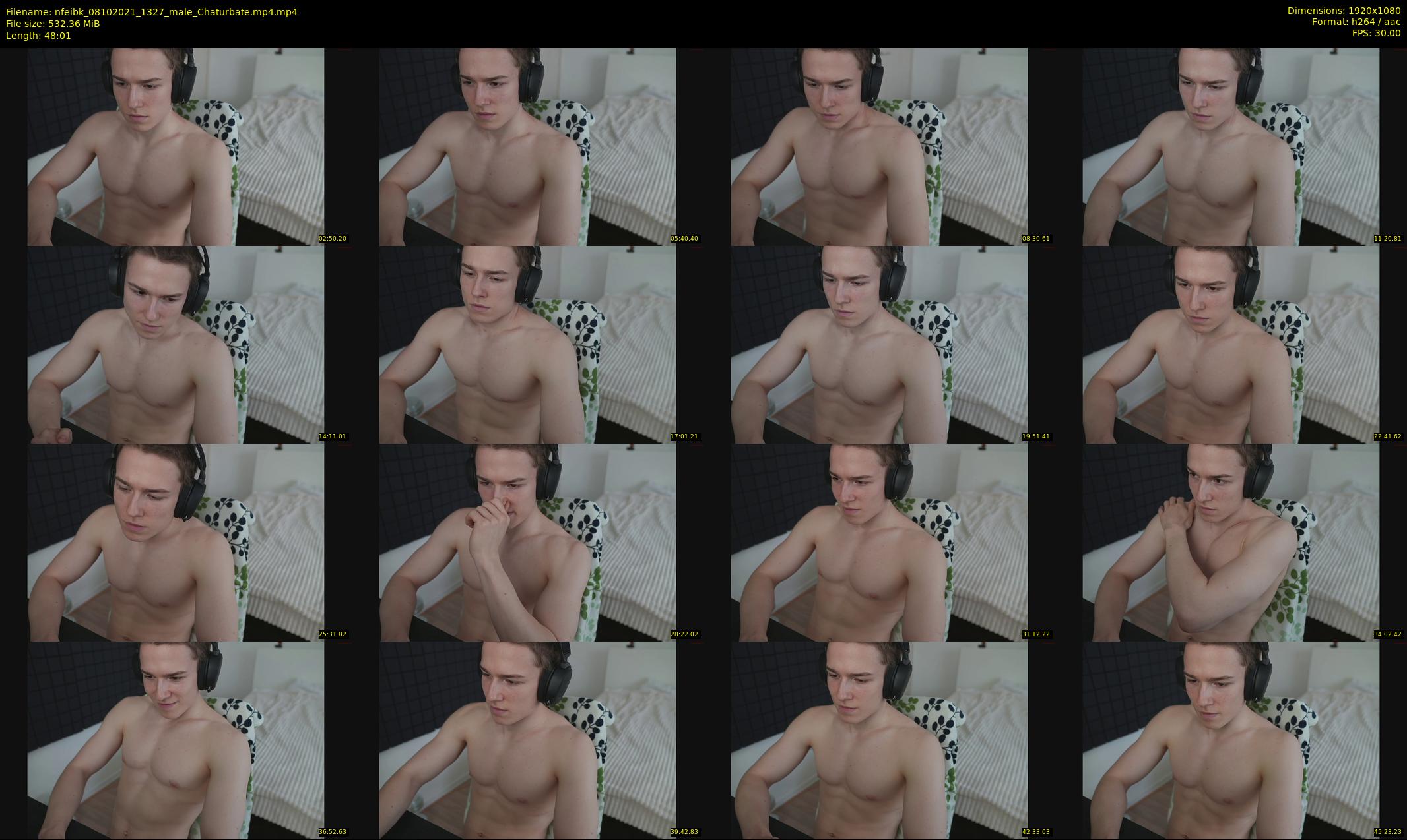 nfeibk — 49 minute Chaturbate male cam show recording, 1080p, Oct 8, 2021
