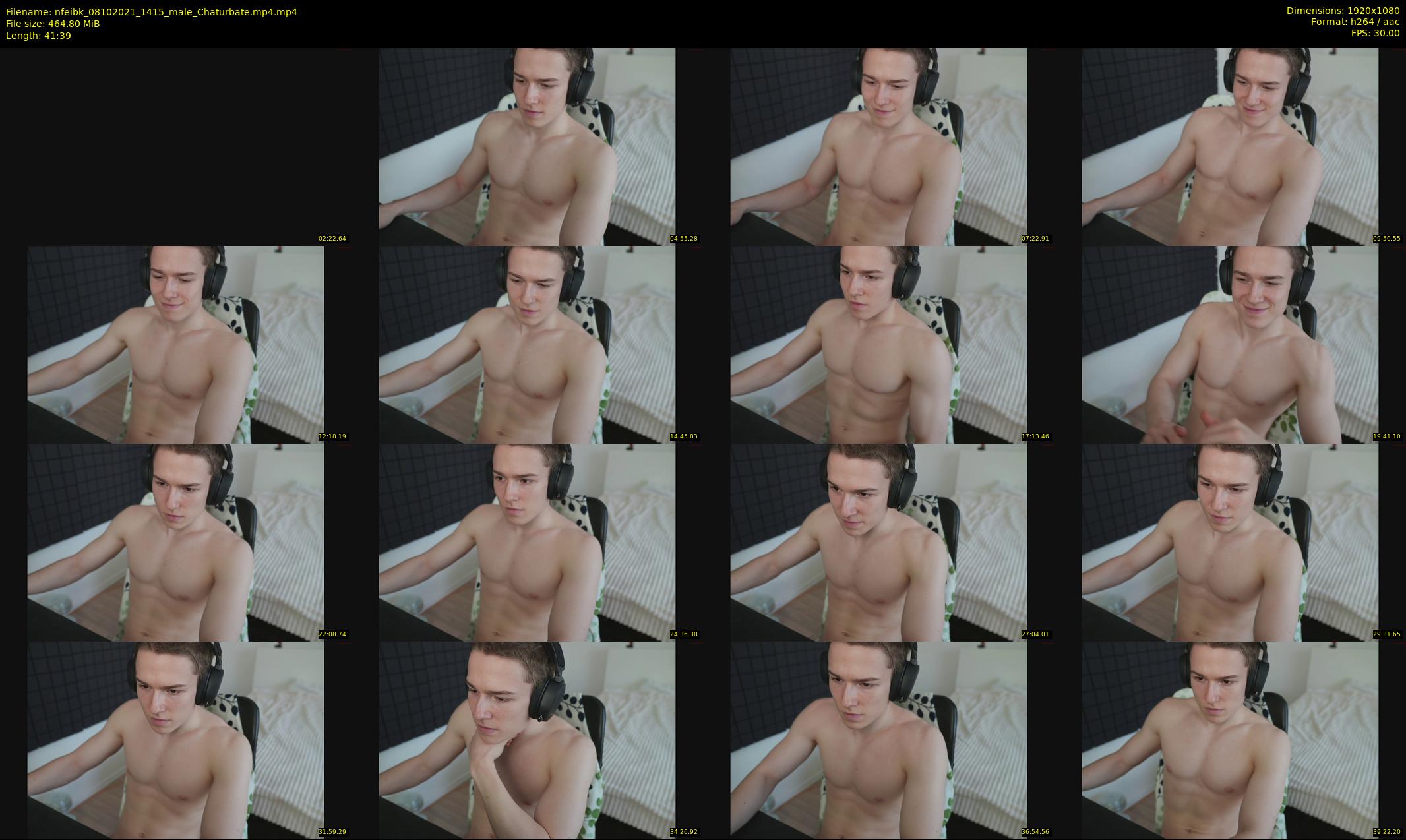 nfeibk — 42 minute Chaturbate male cam show recording, 1080p, Oct 8, 2021