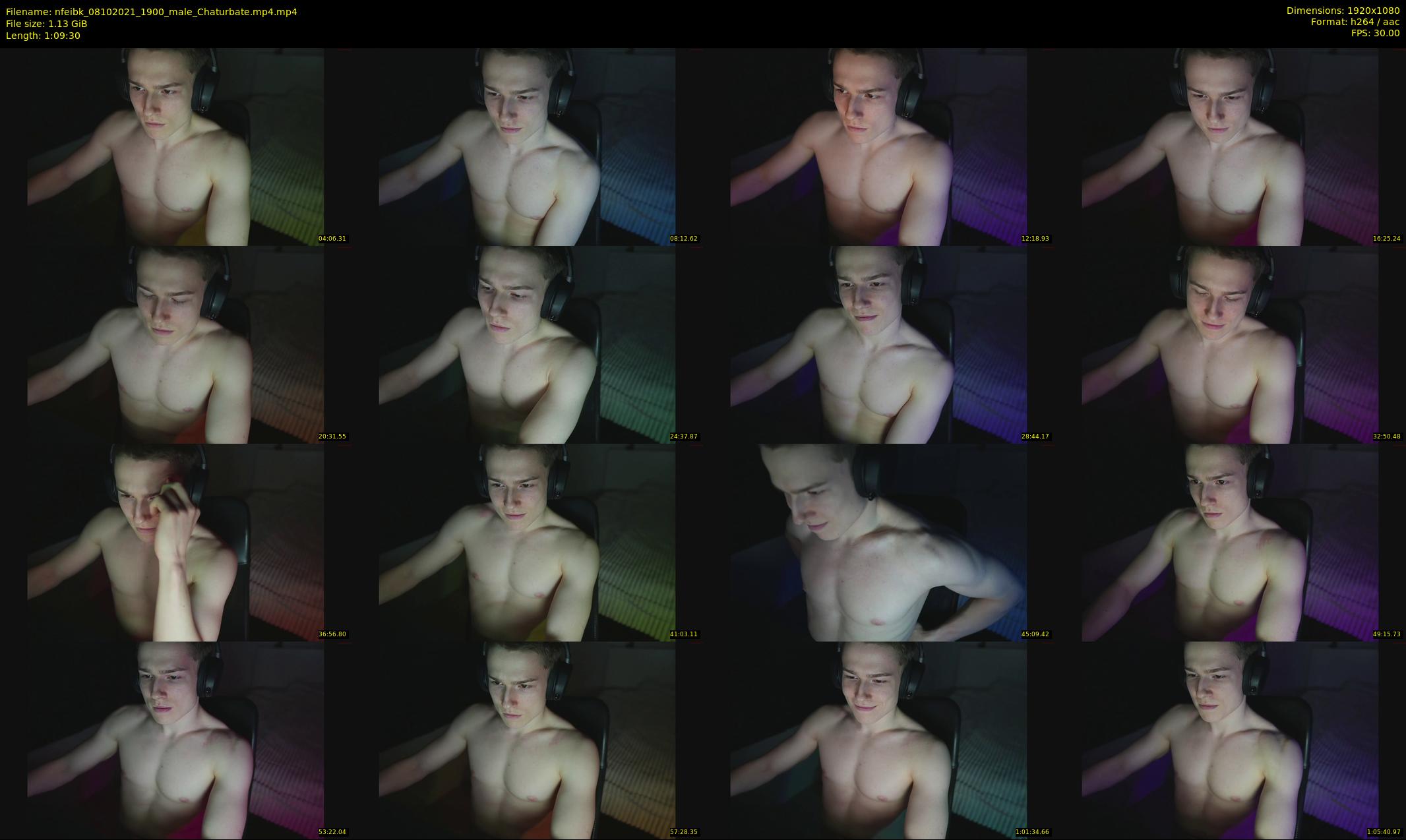 nfeibk — 70 minute Chaturbate male cam show recording, 1080p, Oct 8, 2021
