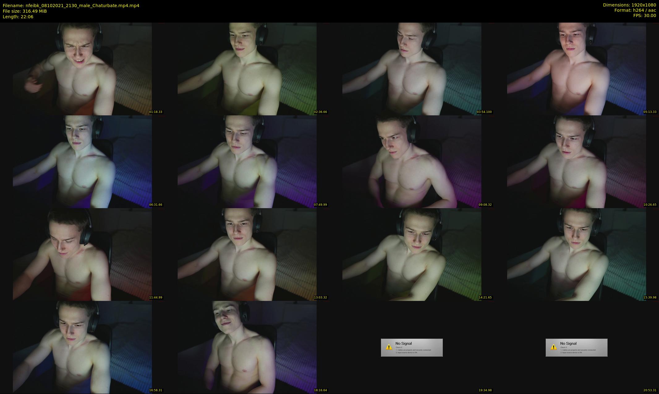 nfeibk — 23 minute Chaturbate male cam show recording, 1080p, Oct 8, 2021