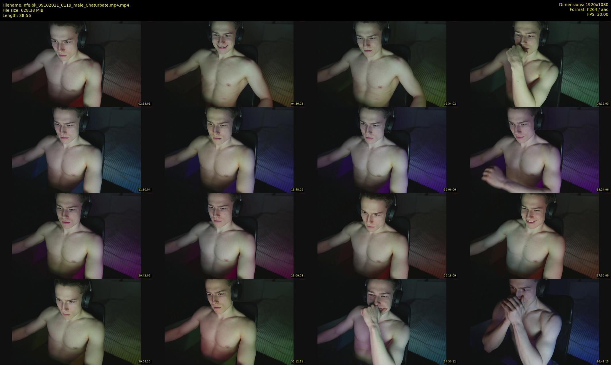 nfeibk — 39 minute Chaturbate male cam show recording, 1080p, Oct 9, 2021