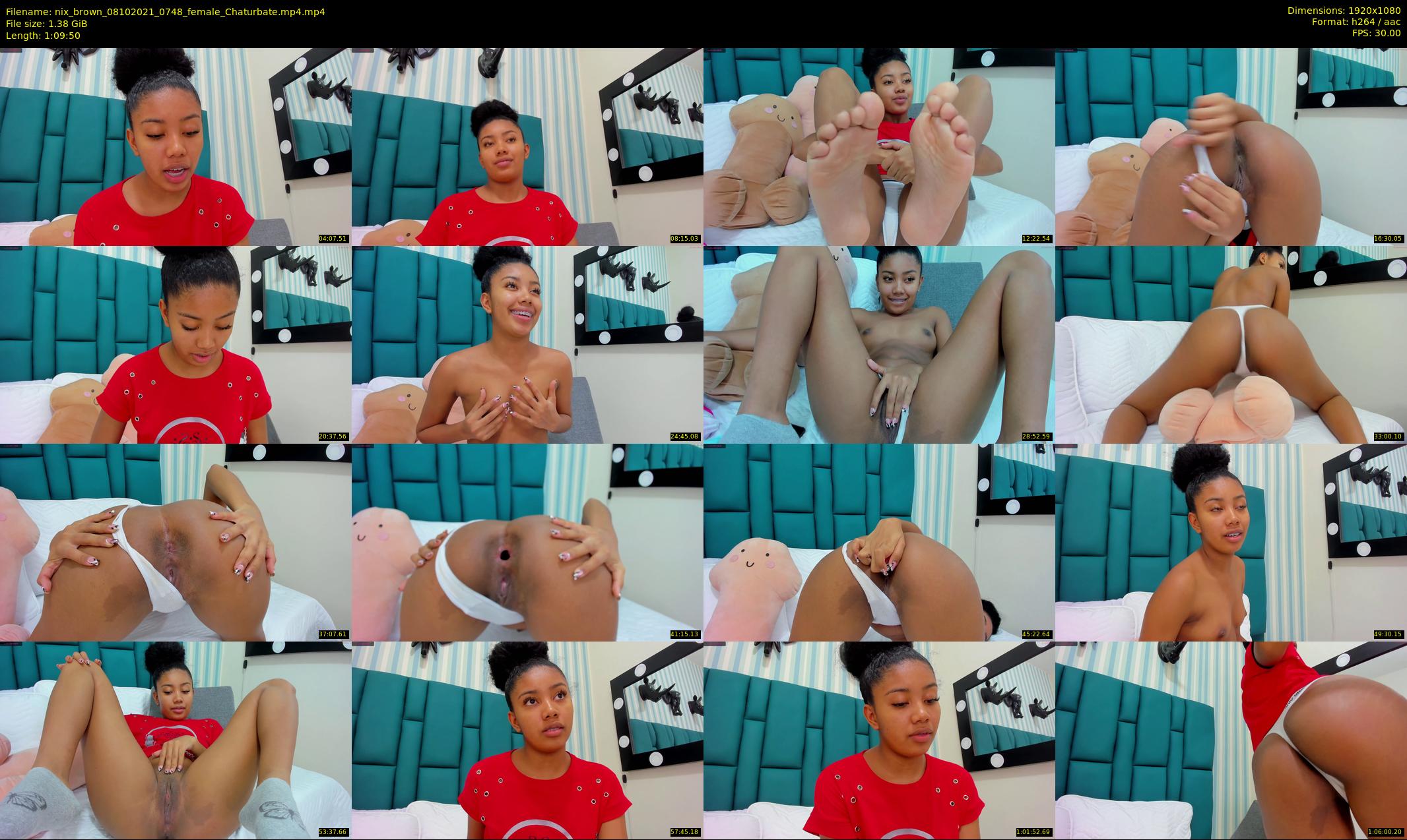 nix_brown — 70 minute Chaturbate female cam show recording, 1080p, Oct 8, 2021