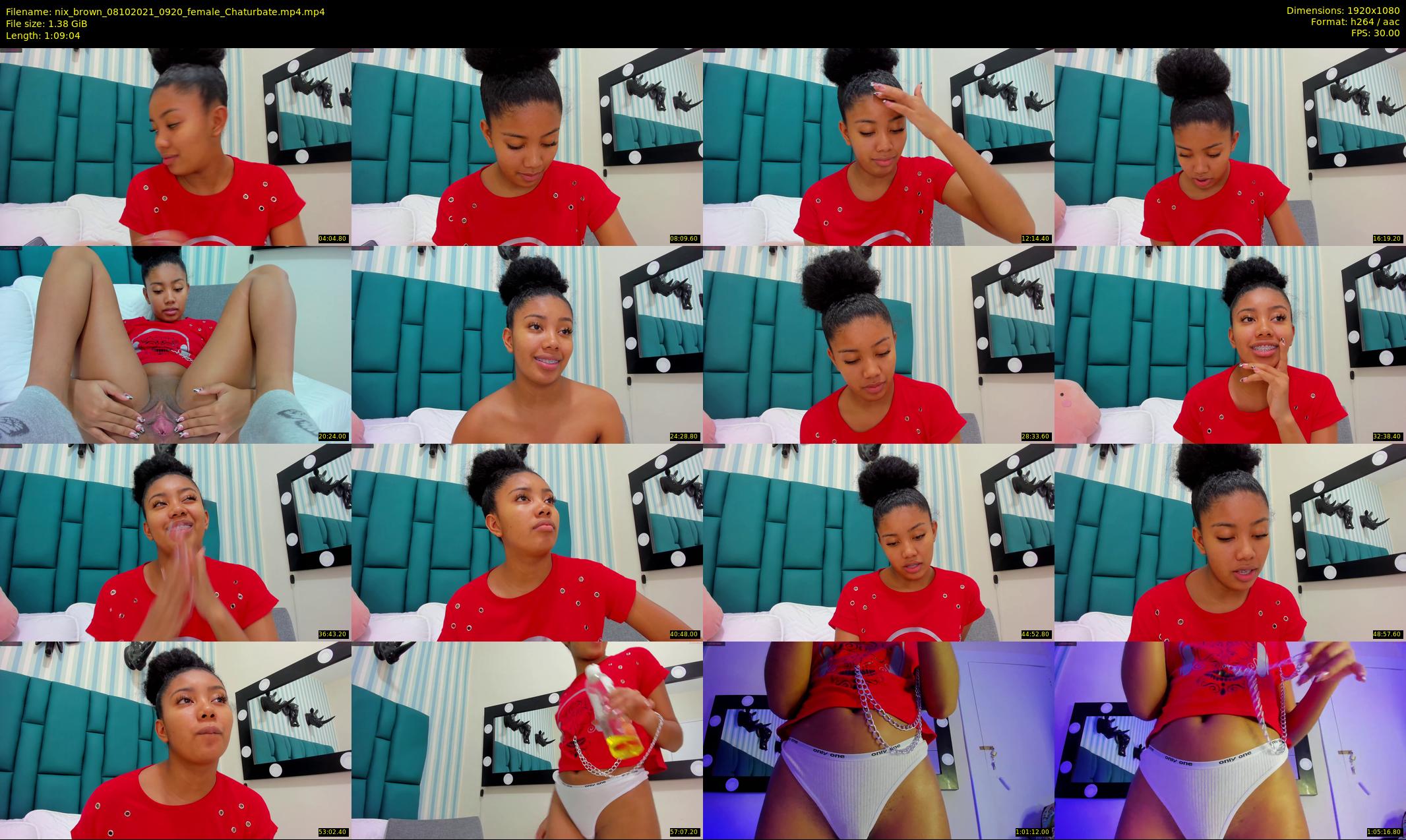 nix_brown — 70 minute Chaturbate female cam show recording, 1080p, Oct 8, 2021