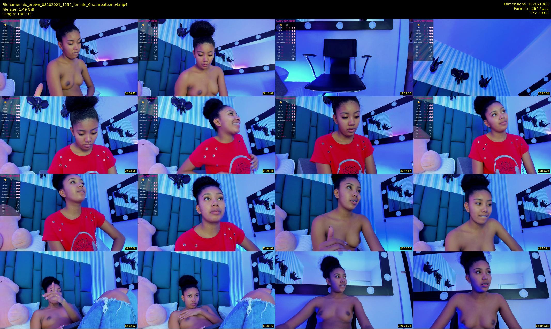 nix_brown — 70 minute Chaturbate female cam show recording, 1080p, Oct 8, 2021