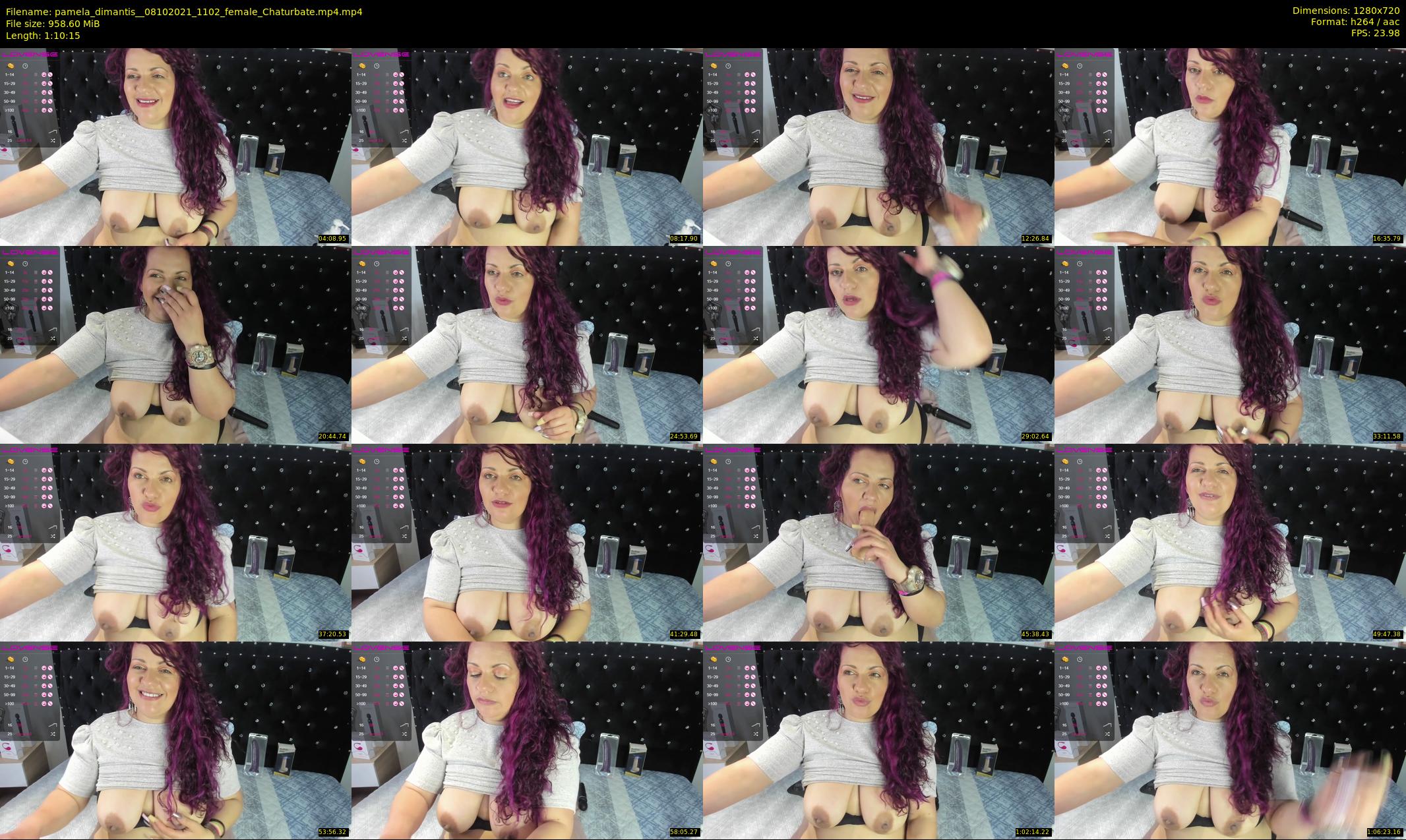 pamela_dimantis_ — 71 minute Chaturbate female cam show recording, 720p, Oct 8, 2021