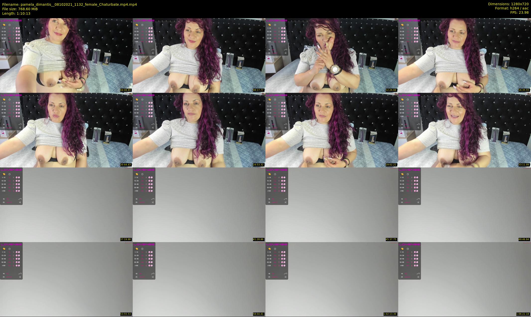 pamela_dimantis_ — 71 minute Chaturbate female cam show recording, 720p, Oct 8, 2021