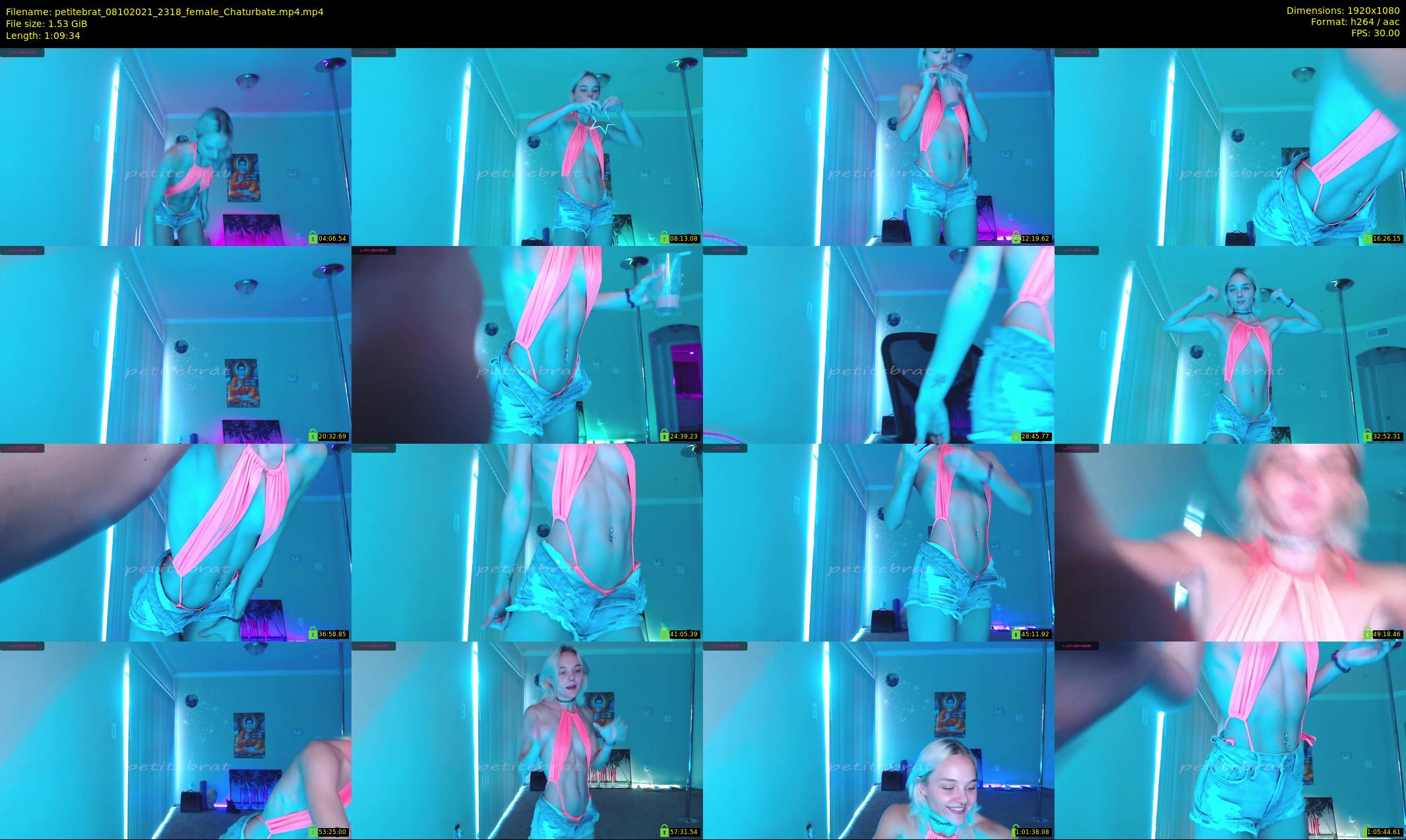 petitebrat — 70 minute Chaturbate female cam show recording, 1080p, Oct 8, 2021