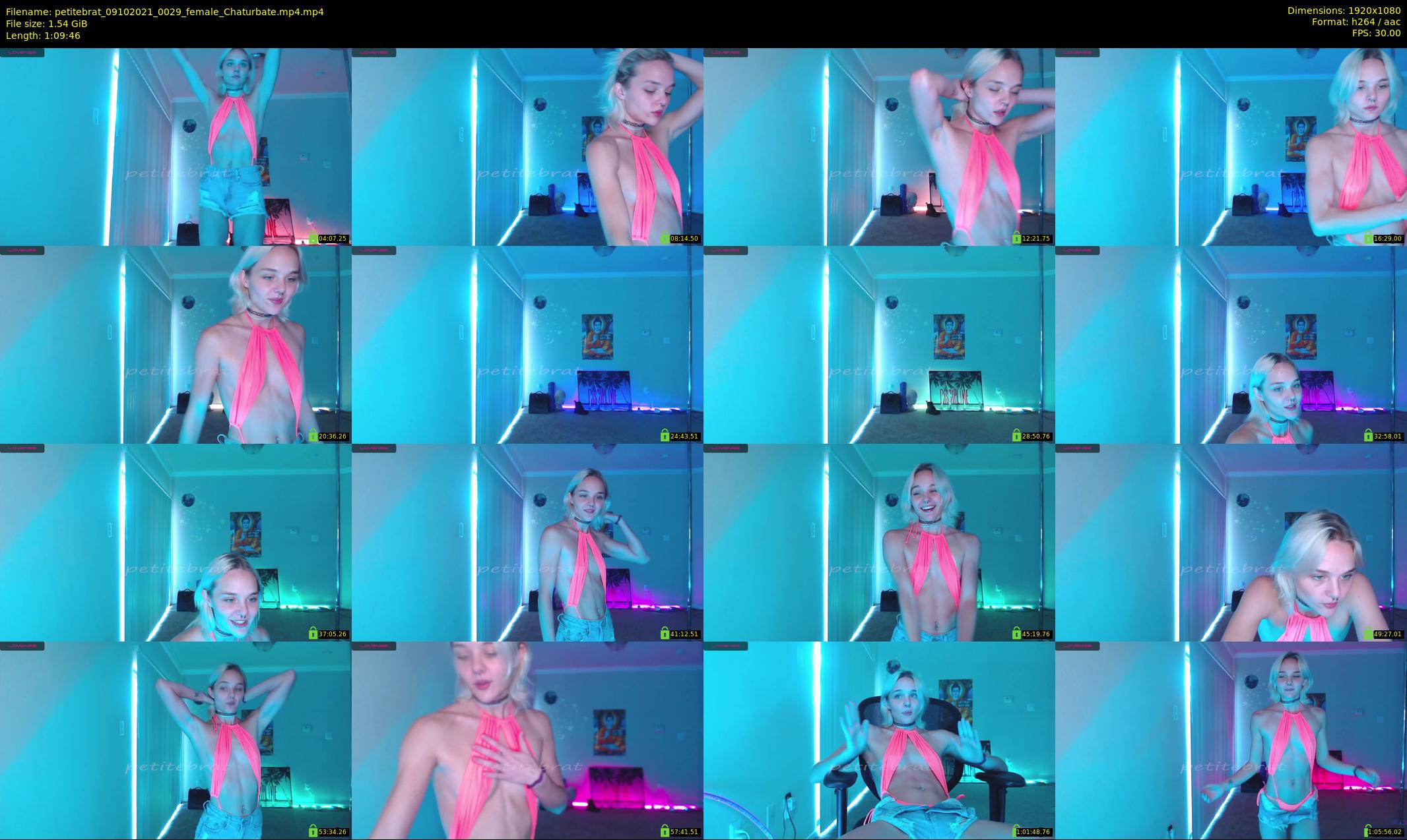 petitebrat — 70 minute Chaturbate female cam show recording, 1080p, Oct 9, 2021
