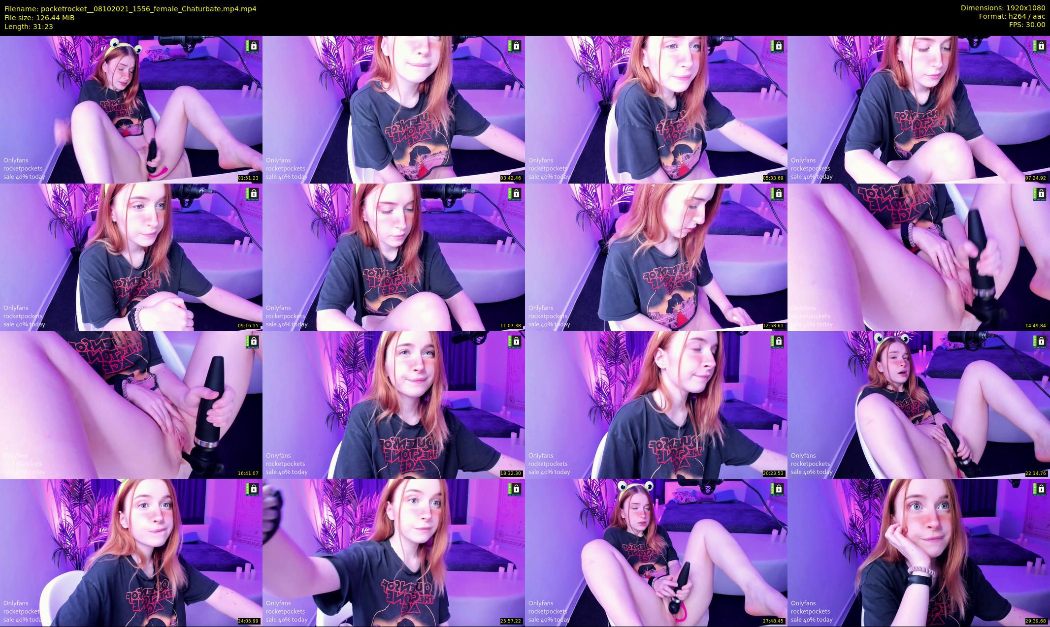 pocketrocket_ — 32 minute Chaturbate female cam show recording, 1080p, Oct 8, 2021