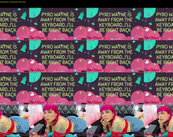 pyrowayne — 21 minute Chaturbate female cam show recording, 1080p, Oct 9, 2021