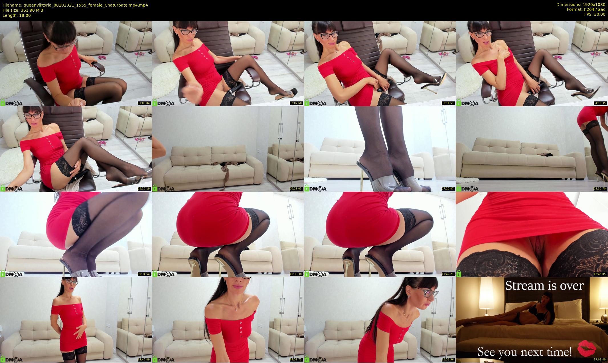 queenviktoria — 18 minute Chaturbate female cam show recording, 1080p, Oct 8, 2021