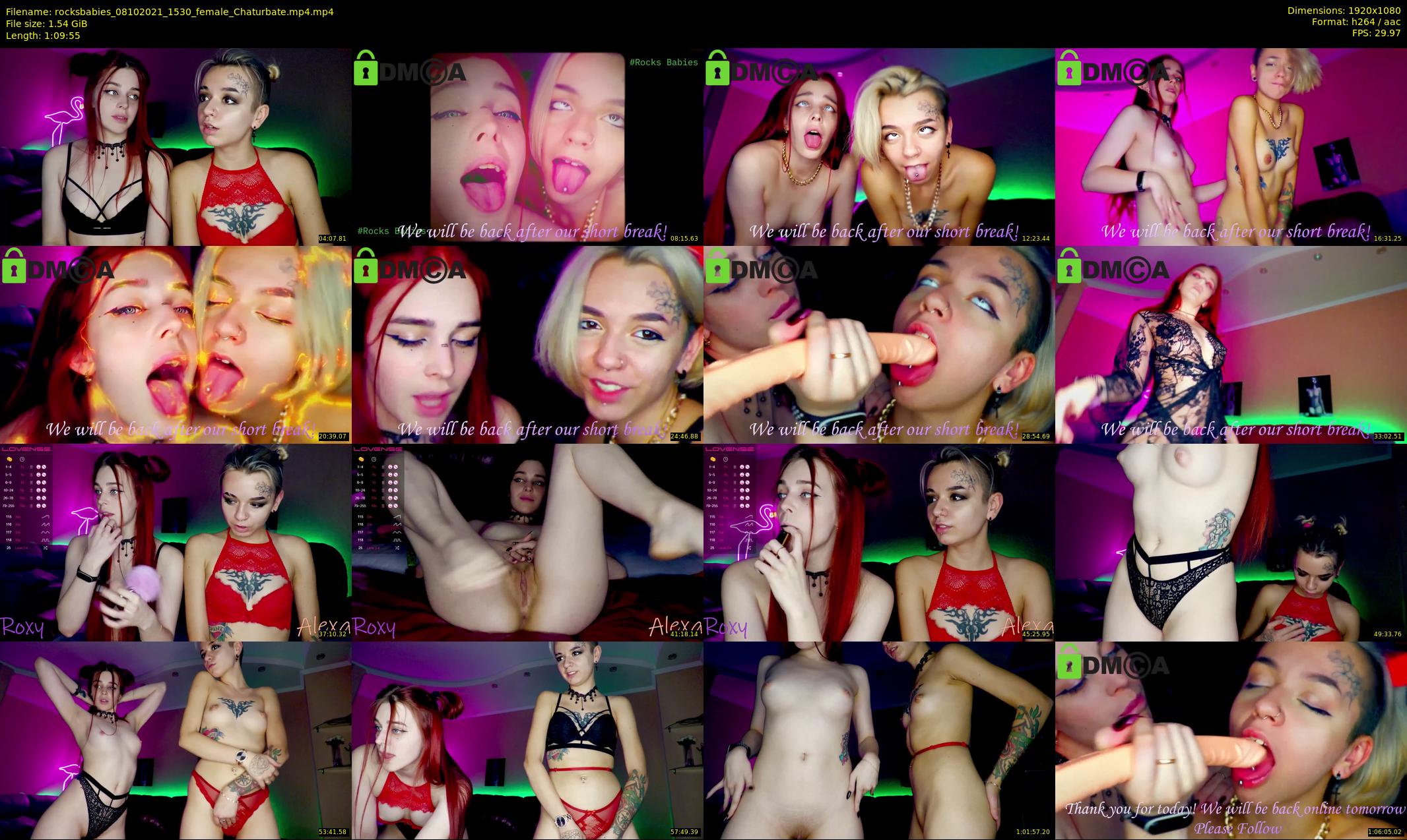 rocksbabies — 70 minute Chaturbate female cam show recording, 1080p, Oct 8, 2021