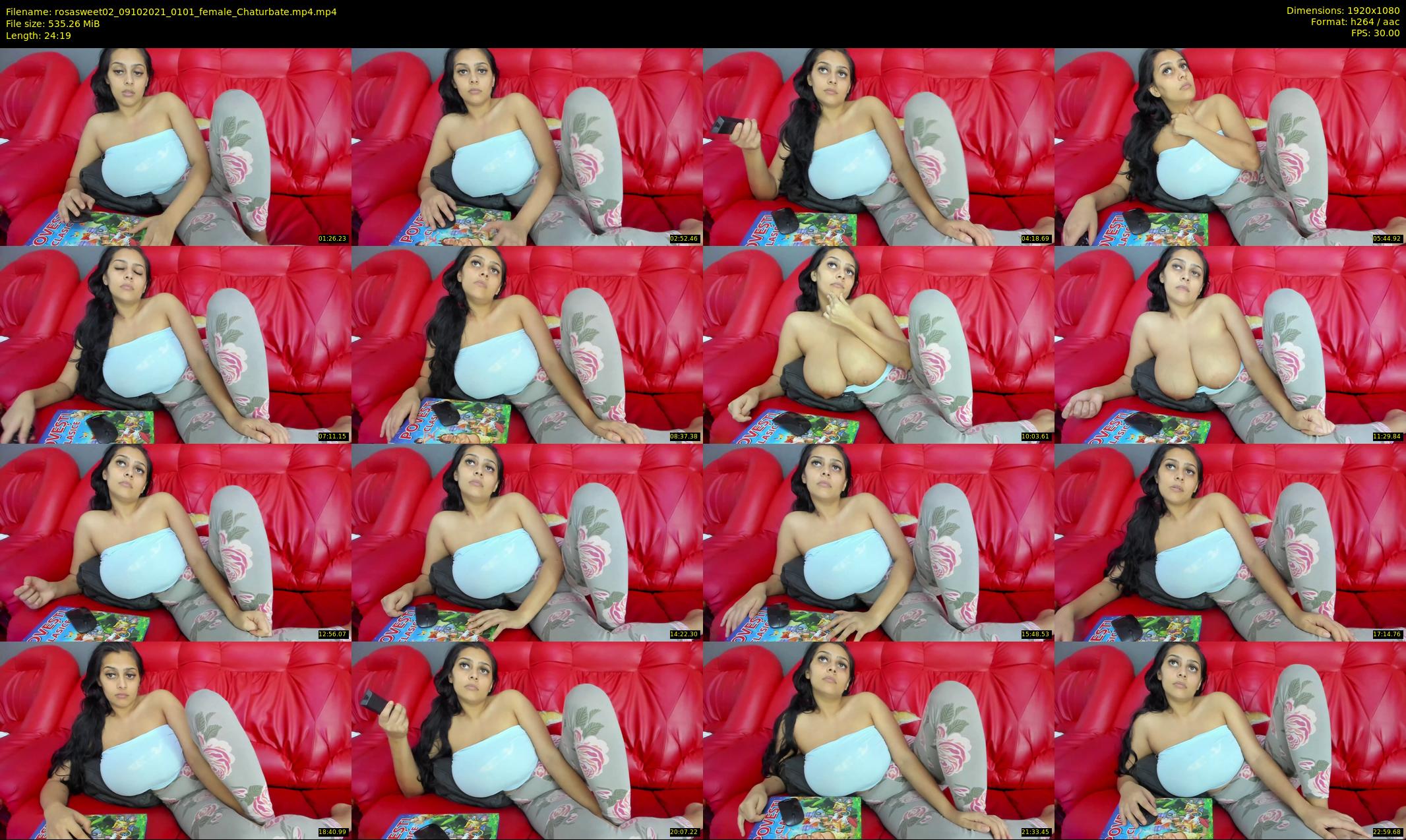 rosasweet02 — 25 minute Chaturbate female cam show recording, 1080p, Oct 9, 2021