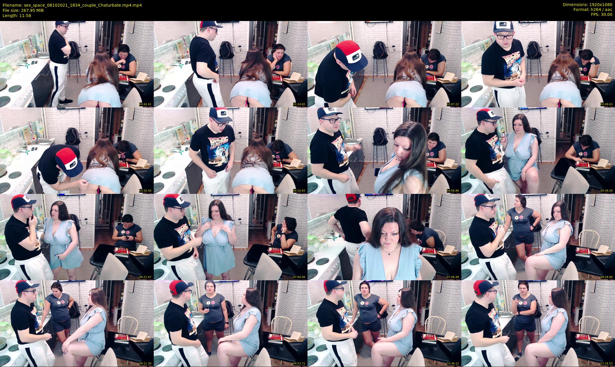 sex_space — 12 minute Chaturbate couple cam show recording, 1080p, Oct 8, 2021