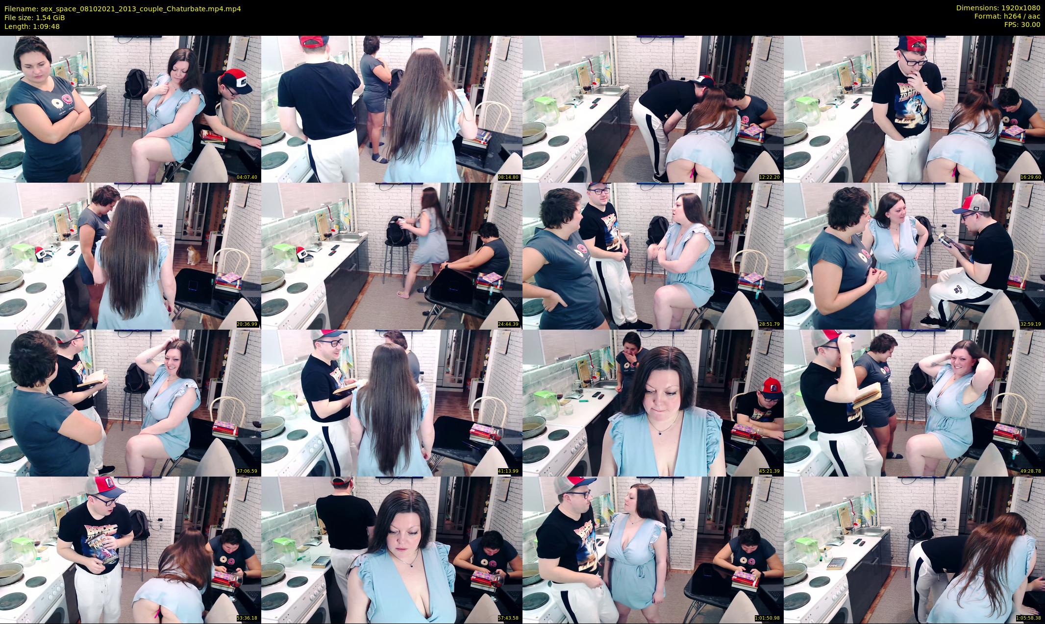 sex_space — 70 minute Chaturbate couple cam show recording, 1080p, Oct 8, 2021
