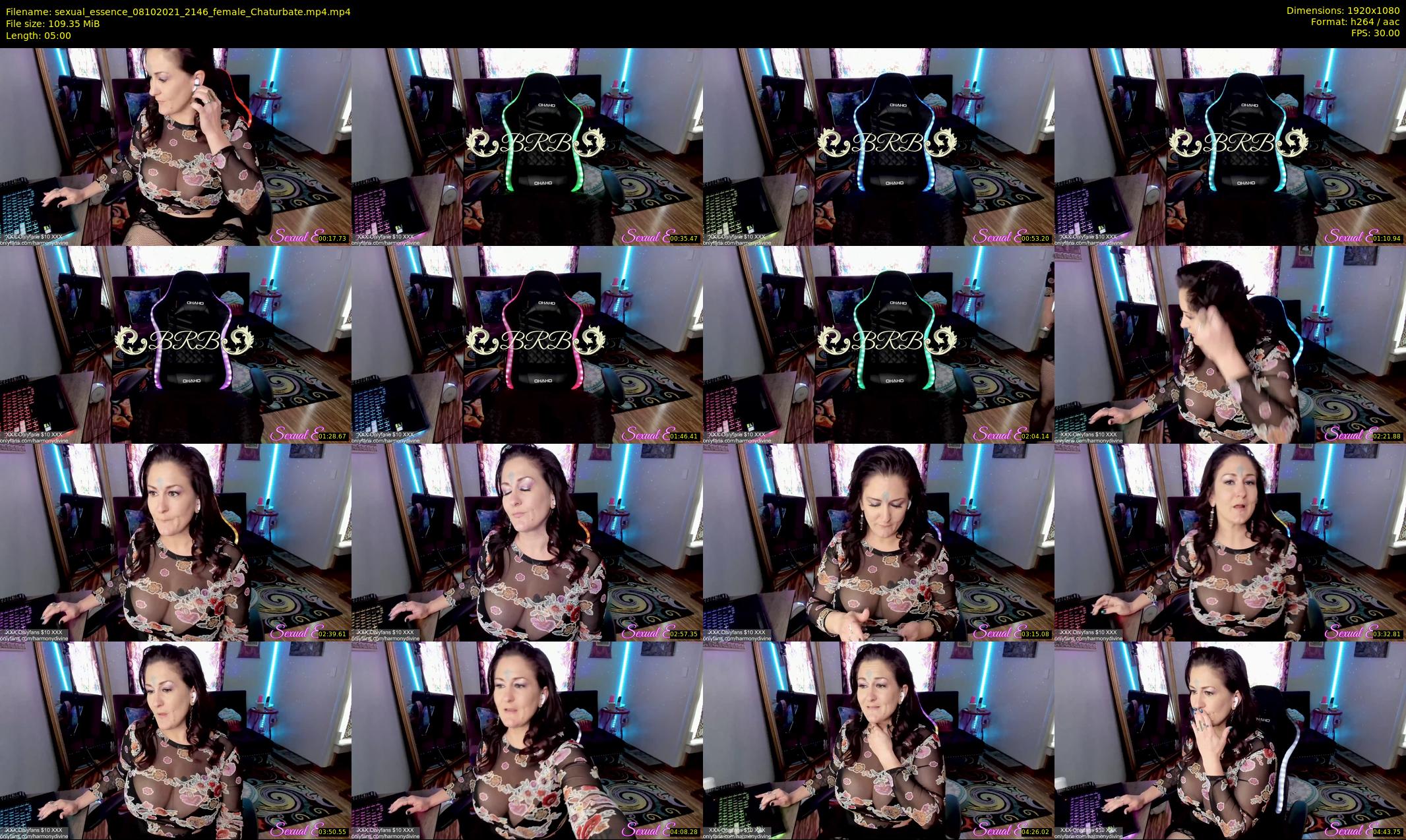 sexual_essence — 5 minute Chaturbate female cam show recording, 1080p, Oct 8, 2021