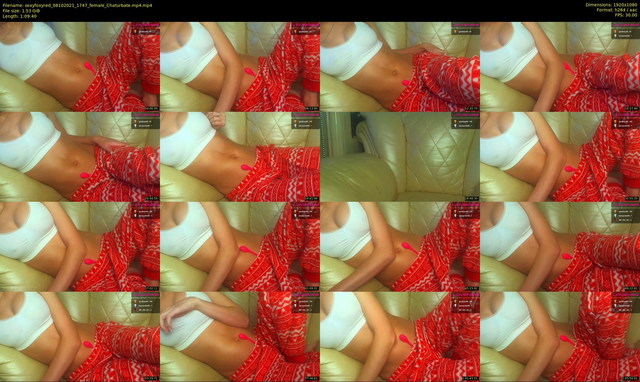 sexyfoxyred — 70 minute Chaturbate female cam show recording, 1080p, Oct 8, 2021
