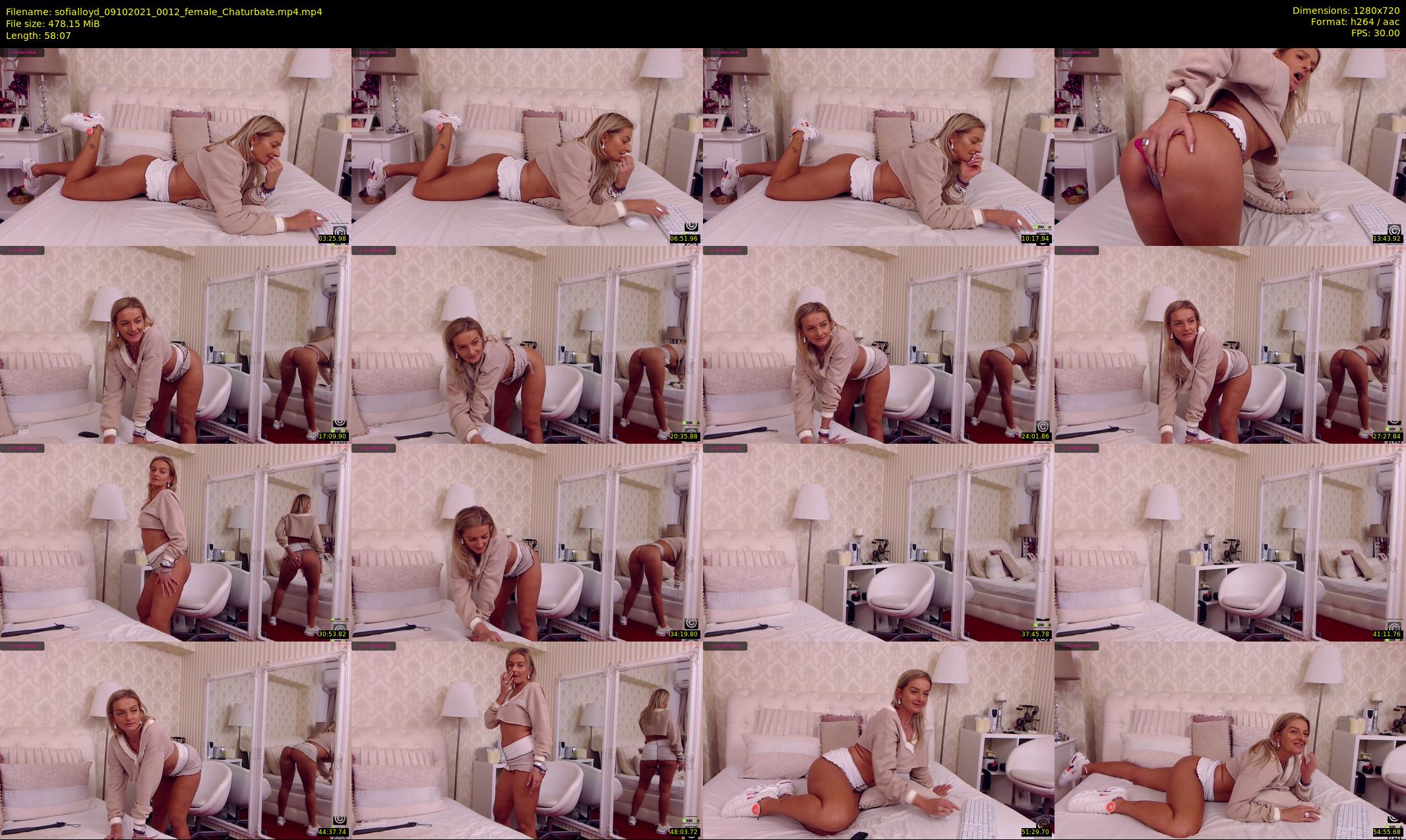 sofialloyd — 59 minute Chaturbate female cam show recording, 720p, Oct 9, 2021