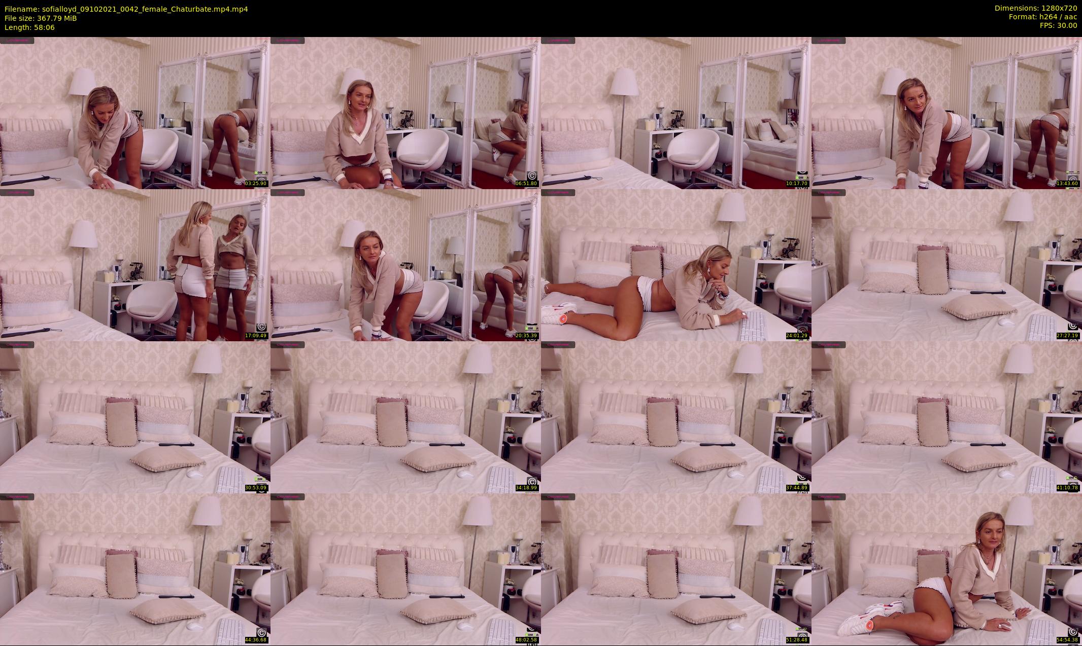 sofialloyd — 59 minute Chaturbate female cam show recording, 720p, Oct 9, 2021