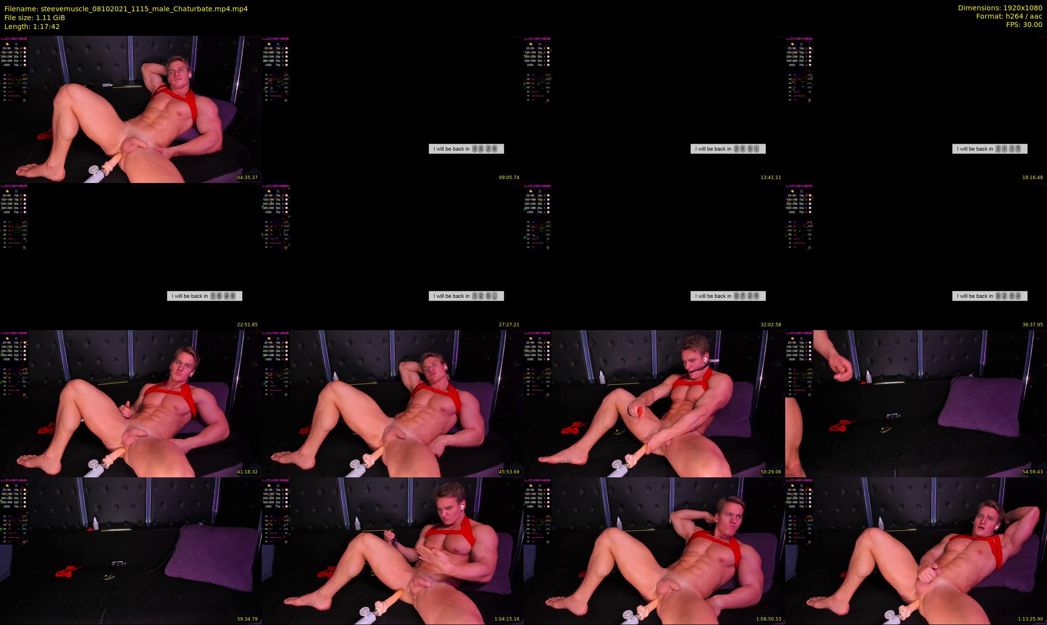 steevemuscle — 78 minute Chaturbate male cam show recording, 1080p, Oct 8, 2021