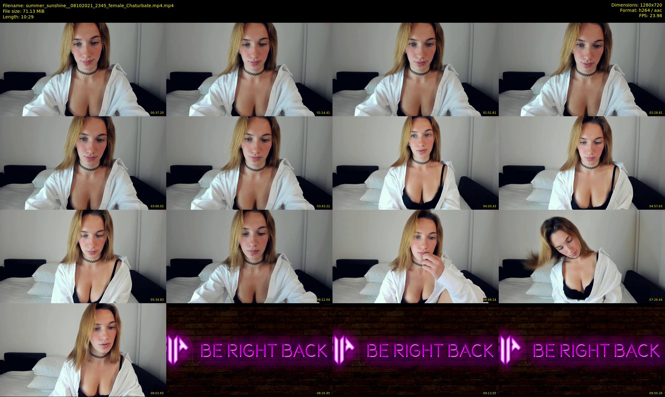 summer_sunshine_ — 11 minute Chaturbate female cam show recording, 720p, Oct 8, 2021