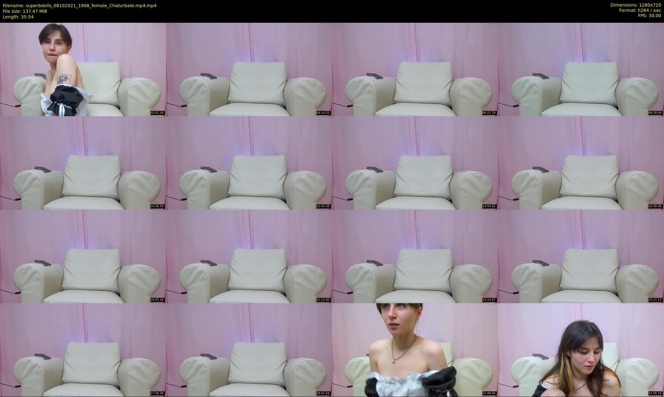 superbdolls — 36 minute Chaturbate couple cam show recording, 720p, Oct 8, 2021