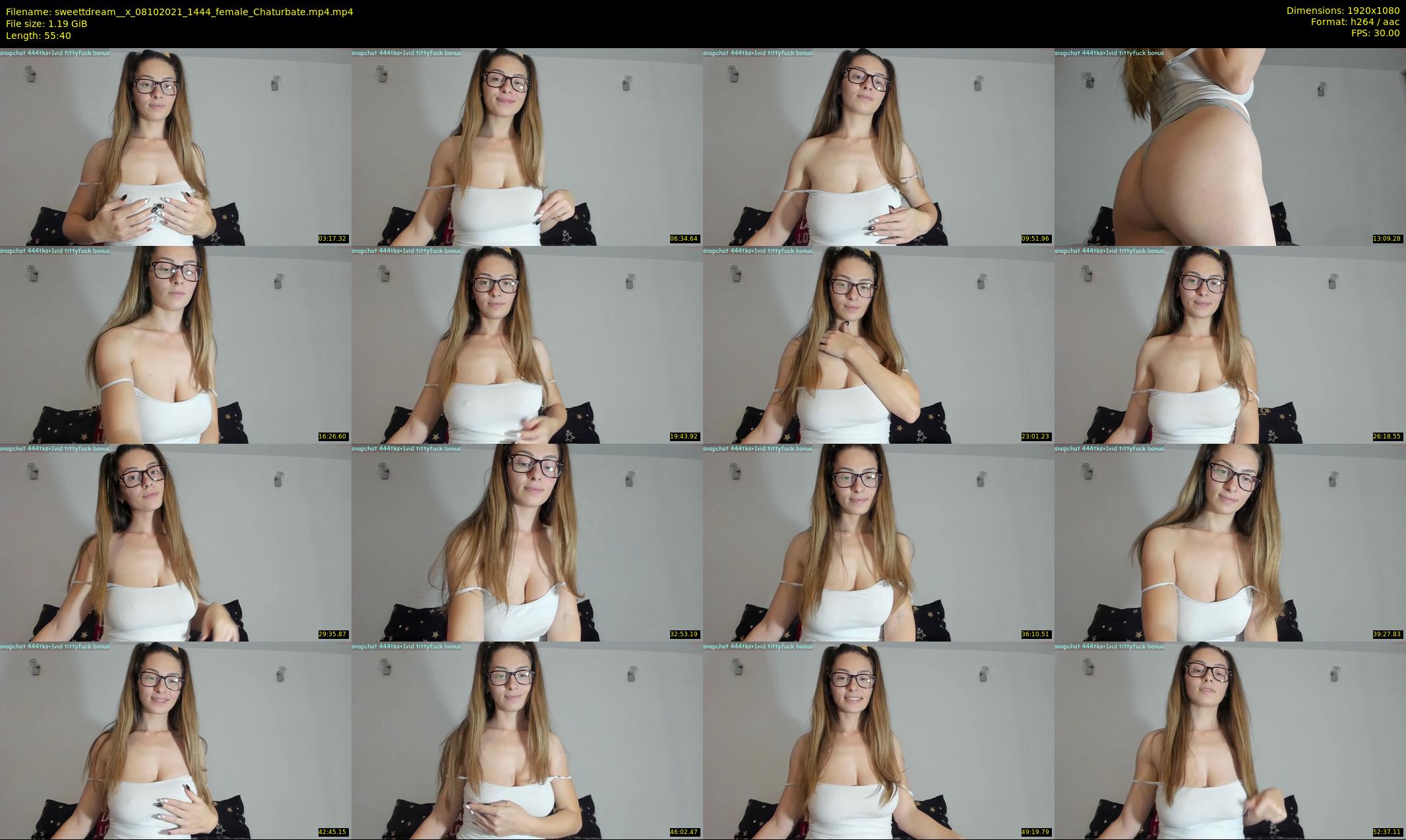 sweettdream__x — 56 minute Chaturbate female cam show recording, 1080p, Oct 8, 2021