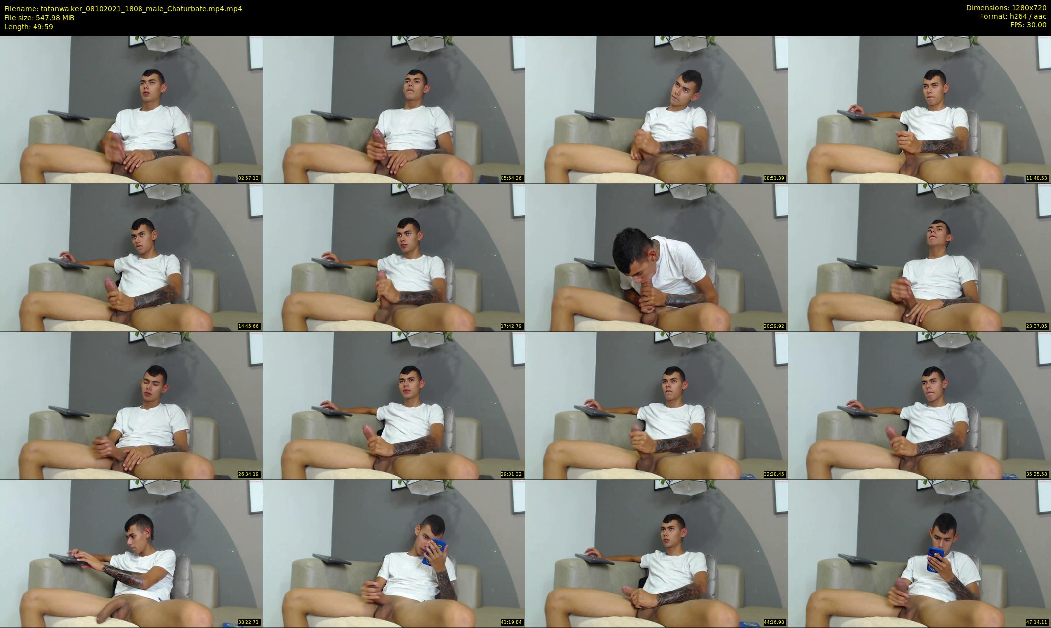 tatanwalker — 50 minute Chaturbate male cam show recording, 720p, Oct 8, 2021