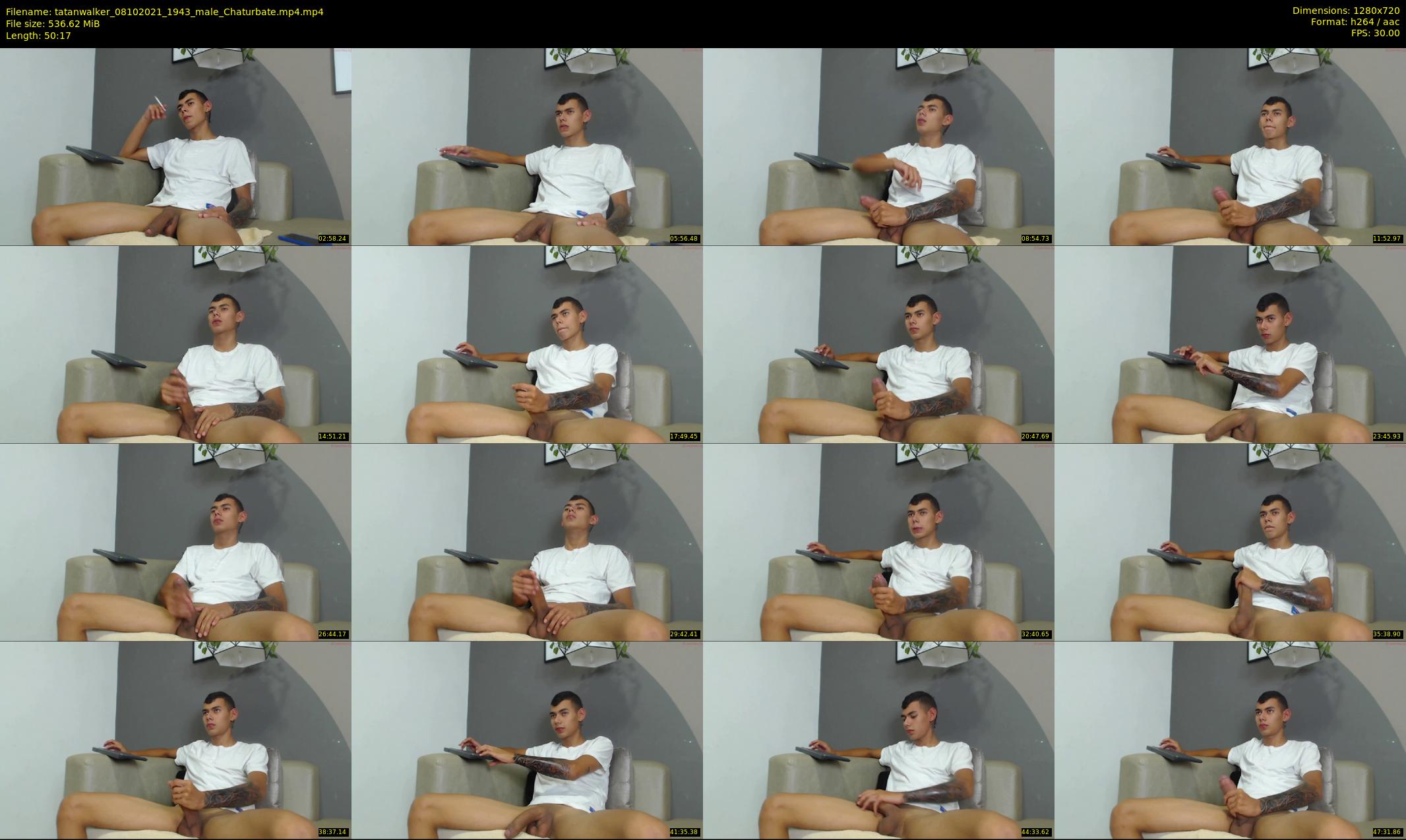 tatanwalker — 51 minute Chaturbate male cam show recording, 720p, Oct 8, 2021