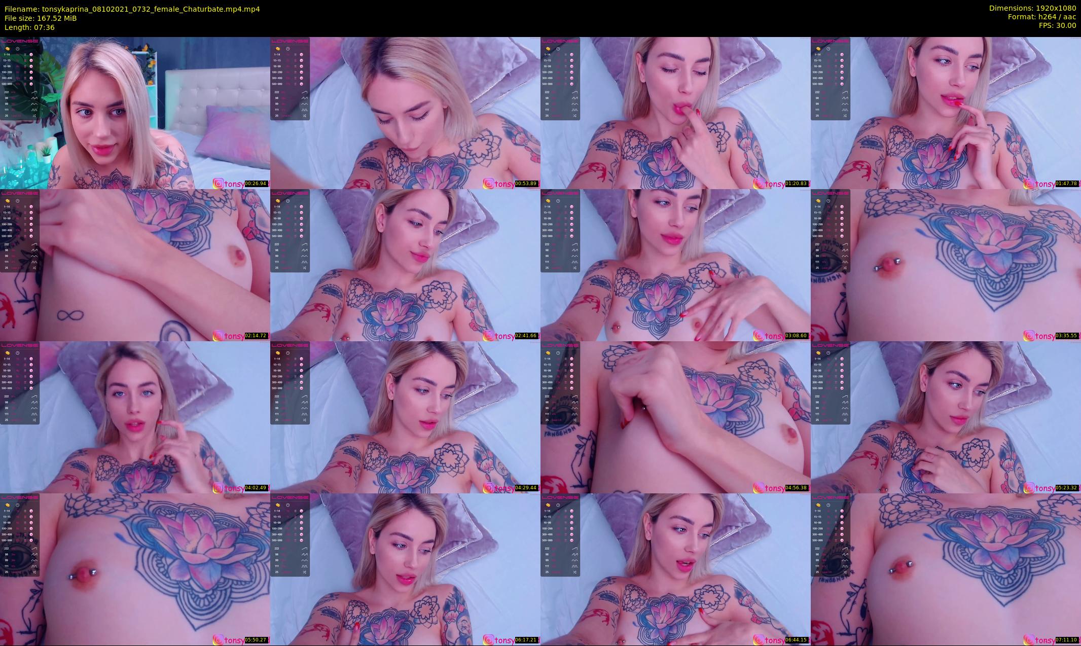 tonsykaprina — 8 minute Chaturbate couple cam show recording, 1080p, Oct 8, 2021