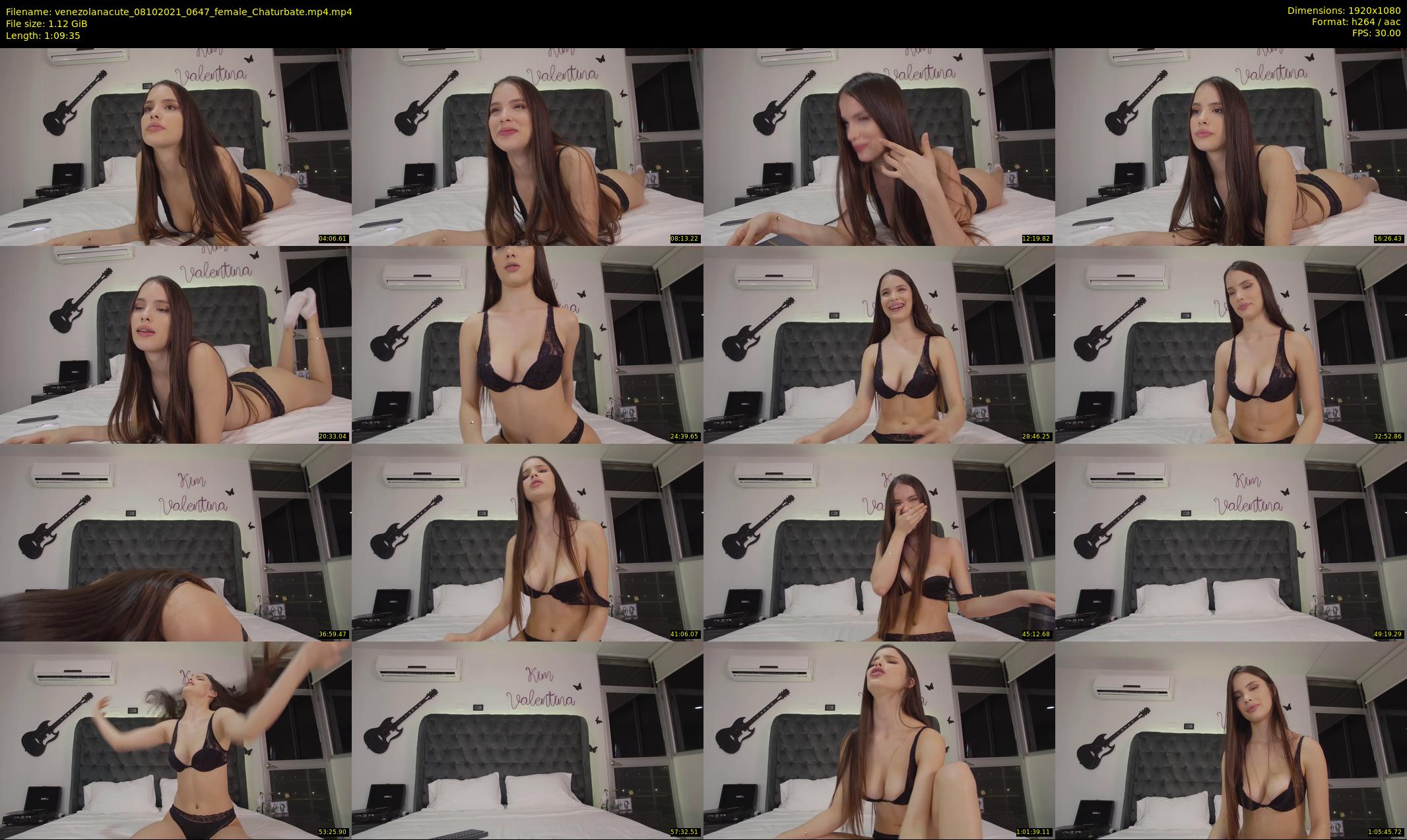 venezolanacute — 70 minute Chaturbate female cam show recording, 1080p, Oct 8, 2021