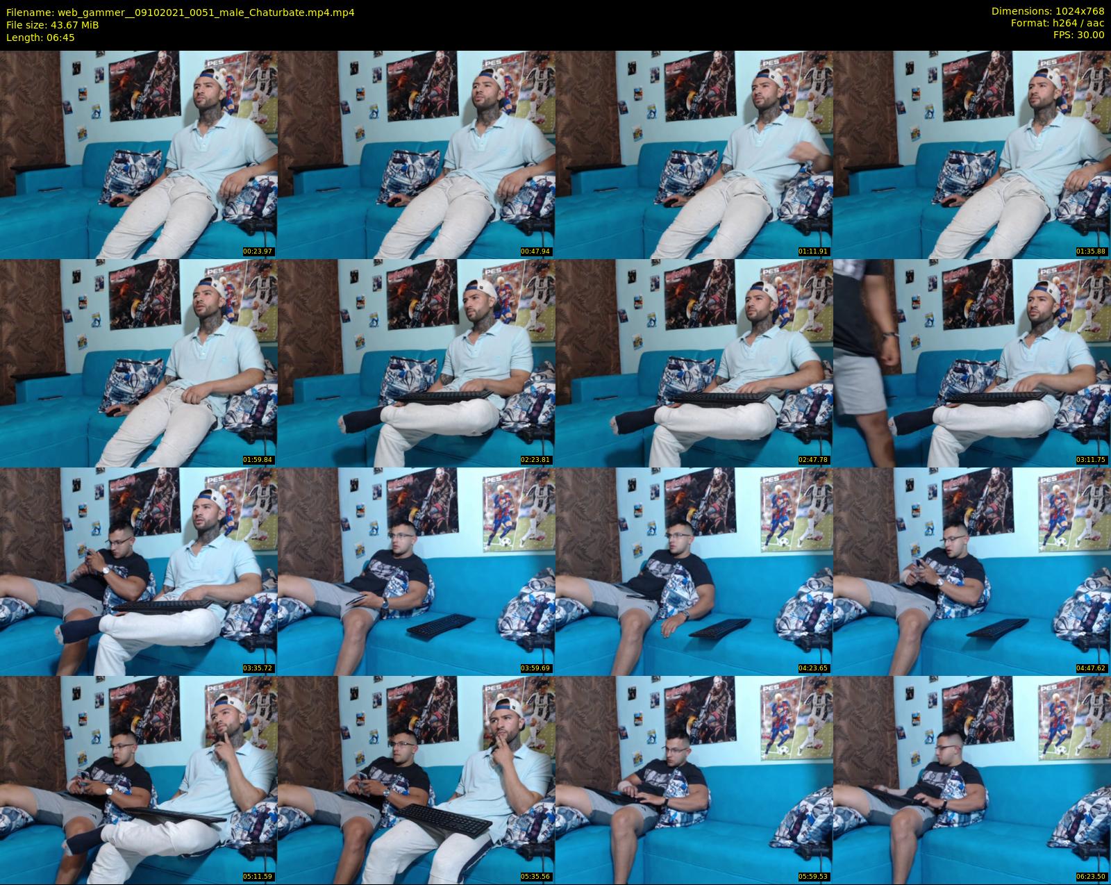 web_gammer_ — 7 minute Chaturbate male cam show recording, 720p, Oct 9, 2021