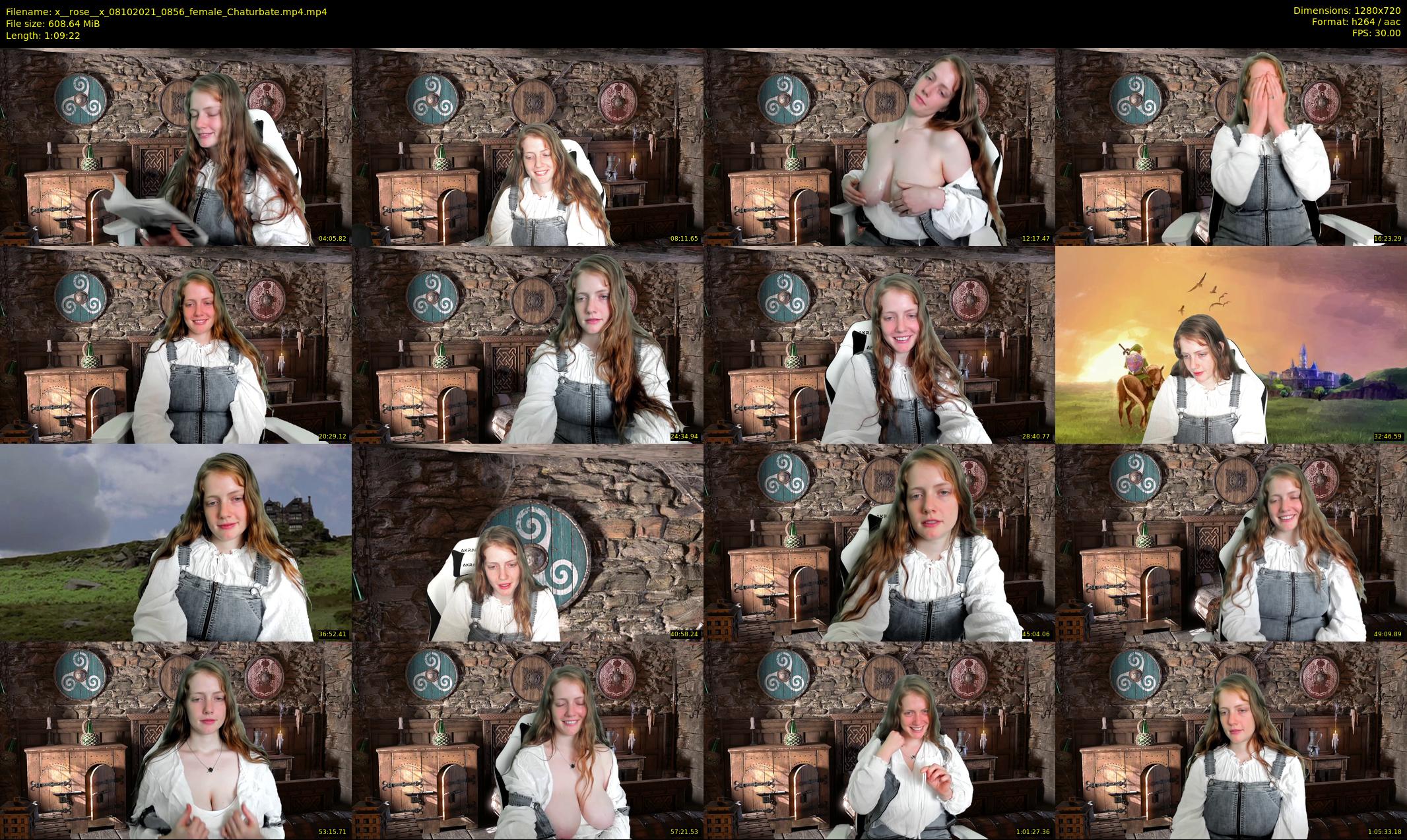 x__rose__x — 70 minute Chaturbate female cam show recording, 720p, Oct 8, 2021