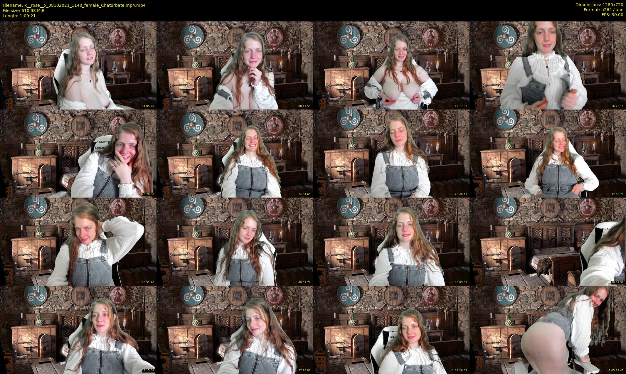 x__rose__x — 70 minute Chaturbate female cam show recording, 720p, Oct 8, 2021