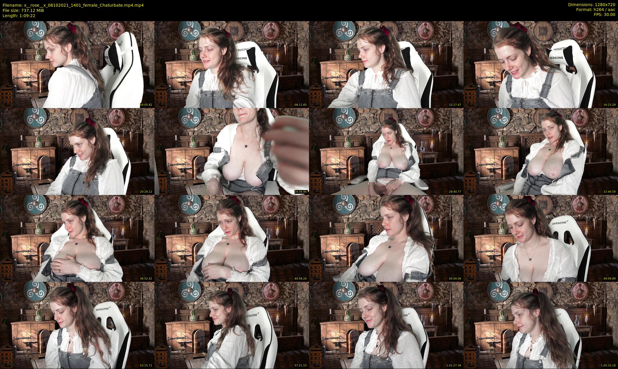 x__rose__x — 70 minute Chaturbate female cam show recording, 720p, Oct 8, 2021
